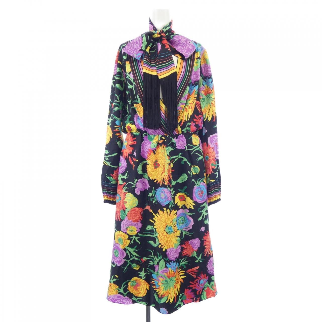 Gucci Gucci Gucci Silk Dress Textile Dresses 650508ZAGJU DUTY FREE for USA Size ONE SIZE - 1 Thumbnail