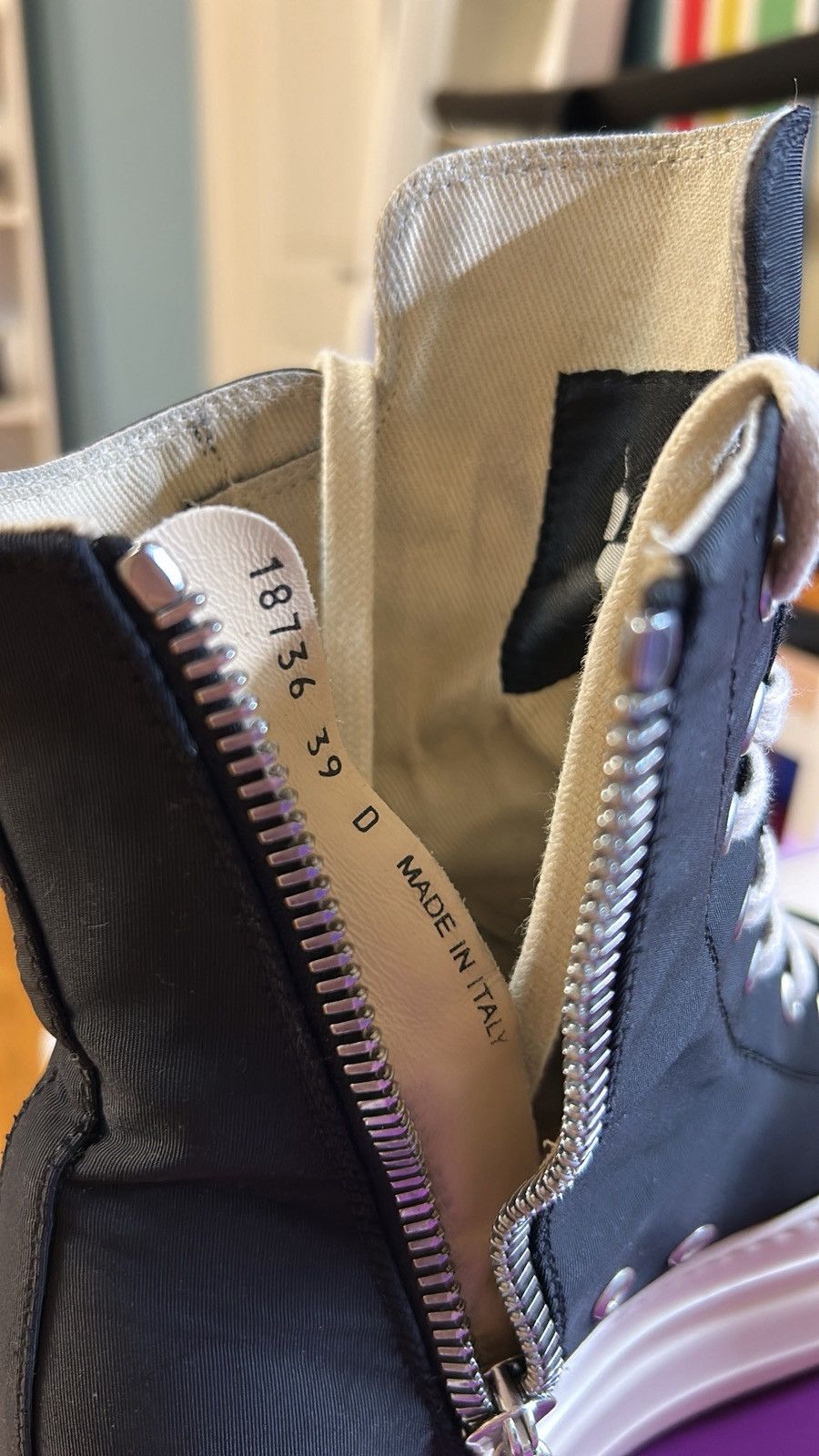 Rick Owens Drkshdw Rick Owens DRKSHDW Ramones Double Bumper Size US 6 / EU 39 - 5 Thumbnail