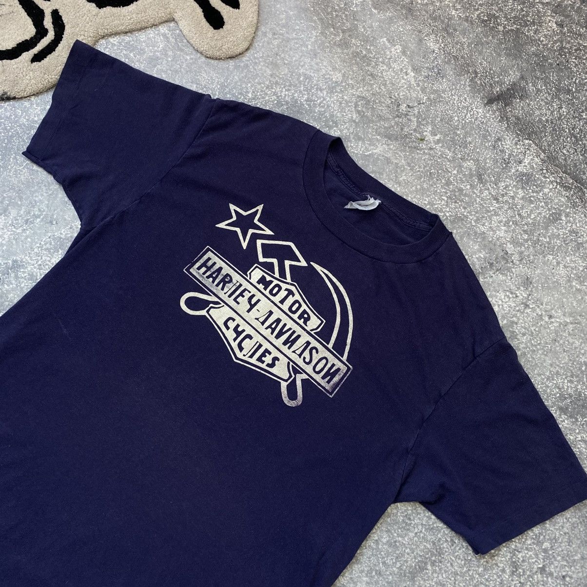 Harley Davidson Vintage Harley Davidson Big Logo 90’s single stitch tee Size US L / EU 52-54 / 3 - 2 Thumbnail