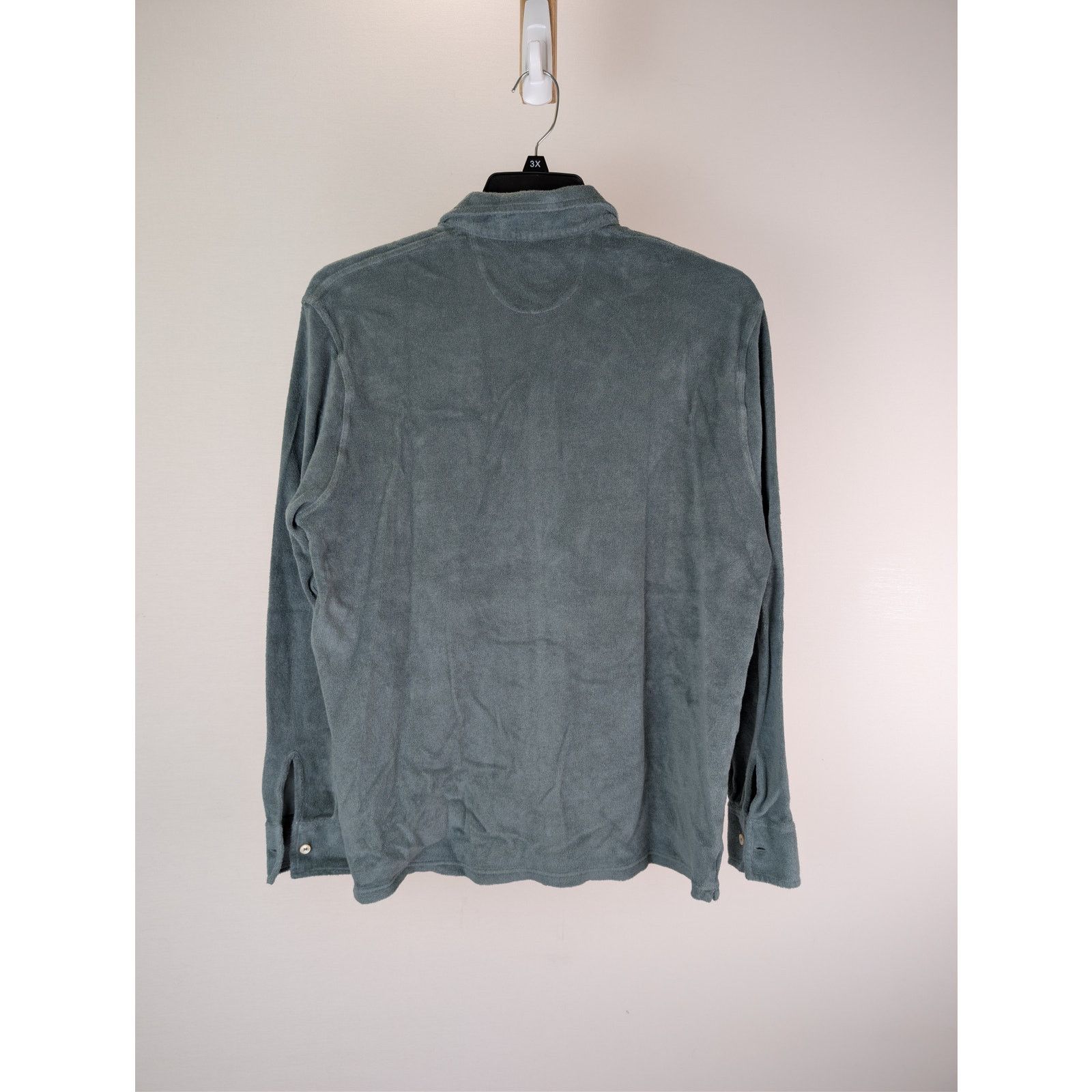 Fedeli o1rshd1 CC20 Front Pocket Suede Shirt in Green Size US M / EU 48-50 / 2 - 9 Thumbnail