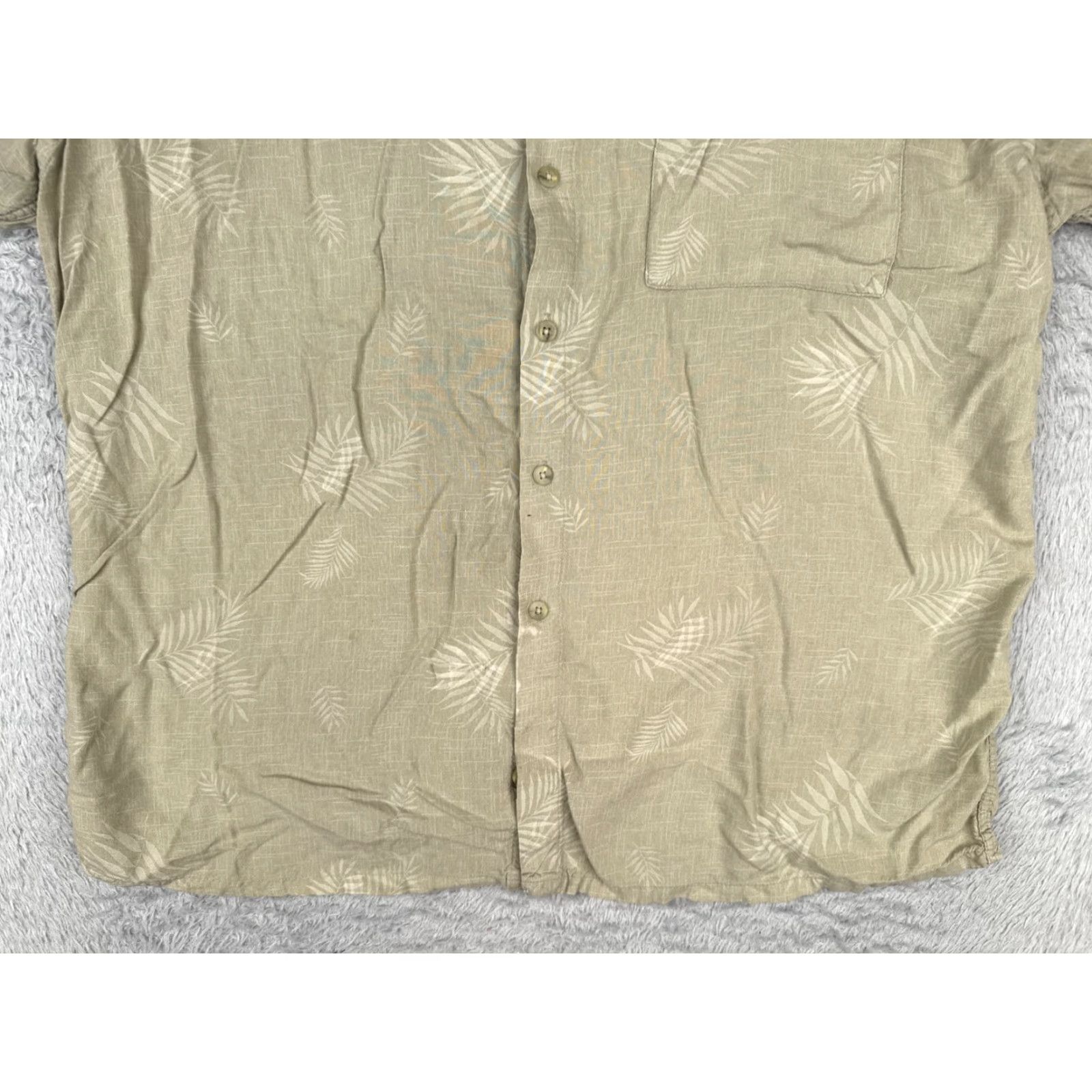 Vintage Campia Moda Shirt Mens XL Green Floral Hawaiian Resort Aloha Vacation Button-Up Casual Mens Size US XL / EU 56 / 4 - 5 Thumbnail
