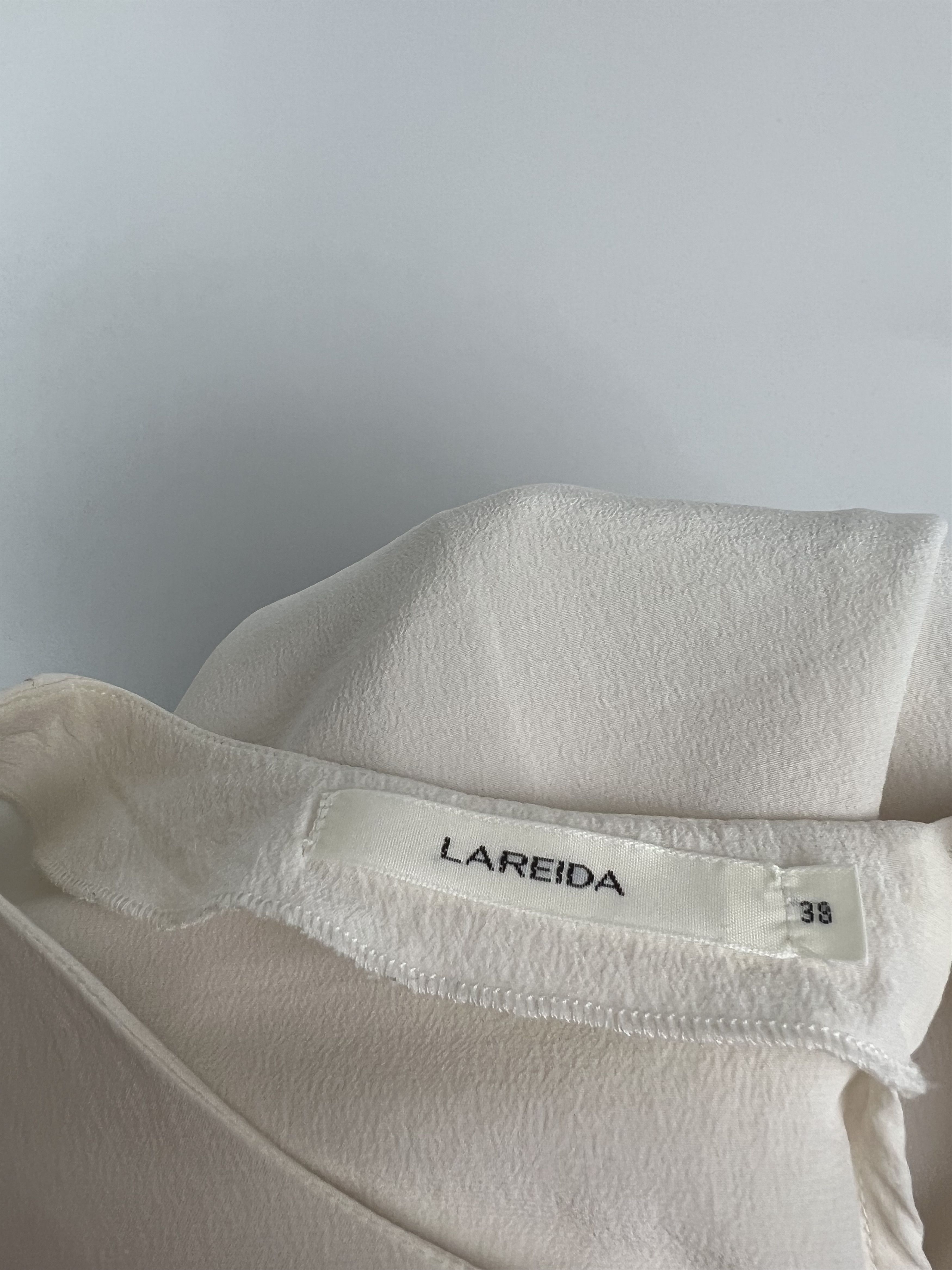 Designer × SikSilk Lis Lareida Ivory Silk Blouse Size 38 Size M / US 6-8 / IT 42-44 - 9 Thumbnail