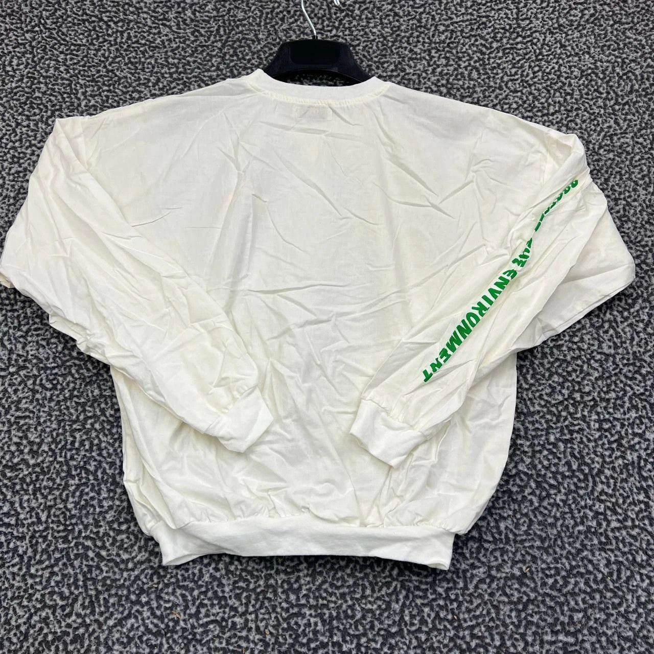 Other Vintage Greenpeace Rainbow Shirt Men S-M White Deadstock New Size US M / EU 48-50 / 2 - 2 Thumbnail