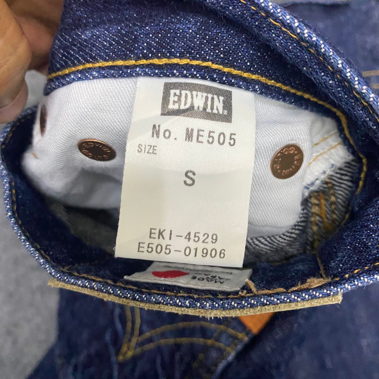 Edwin Vintage 90s Edwin 505 Selvegde Redline Denim Jeans Size US 29 - 20 Thumbnail