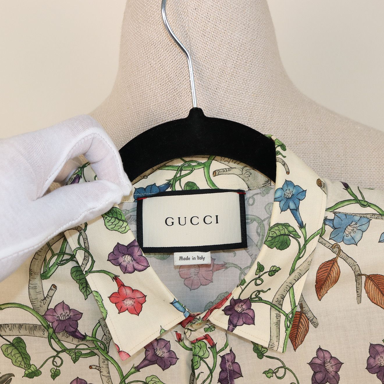 Gucci Gucci Birds Of Prey Print Shirt Size US M / EU 48-50 / 2 - 5 Thumbnail