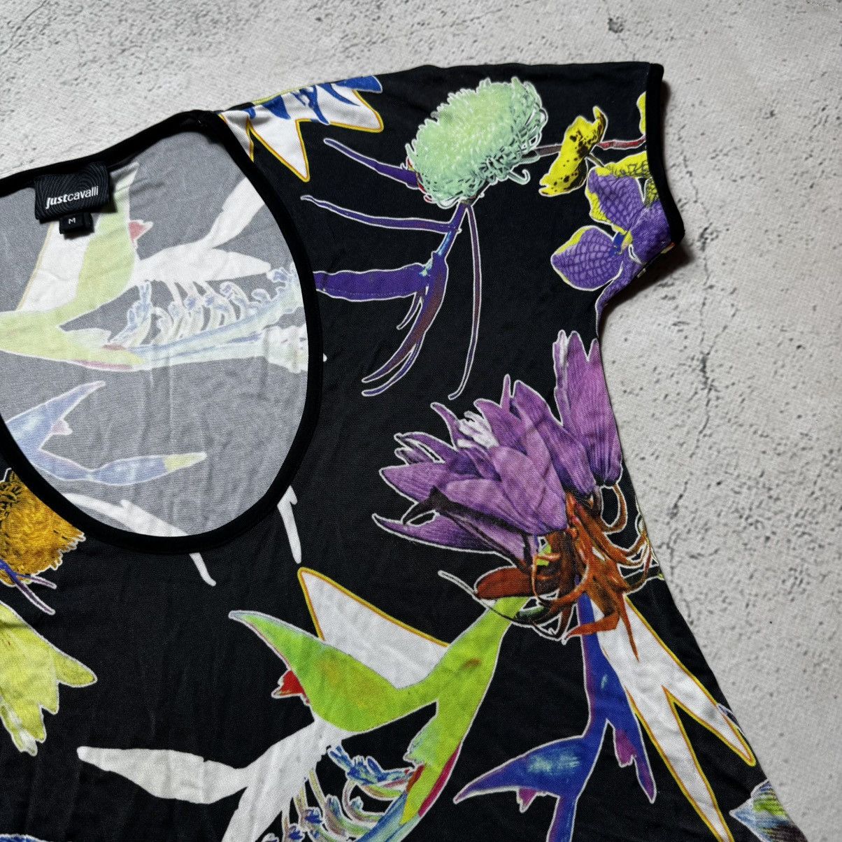 Just Cavalli luxury flowers t shirt just cavalli roberto cavalli Size M / US 6-8 / IT 42-44 - 6 Thumbnail