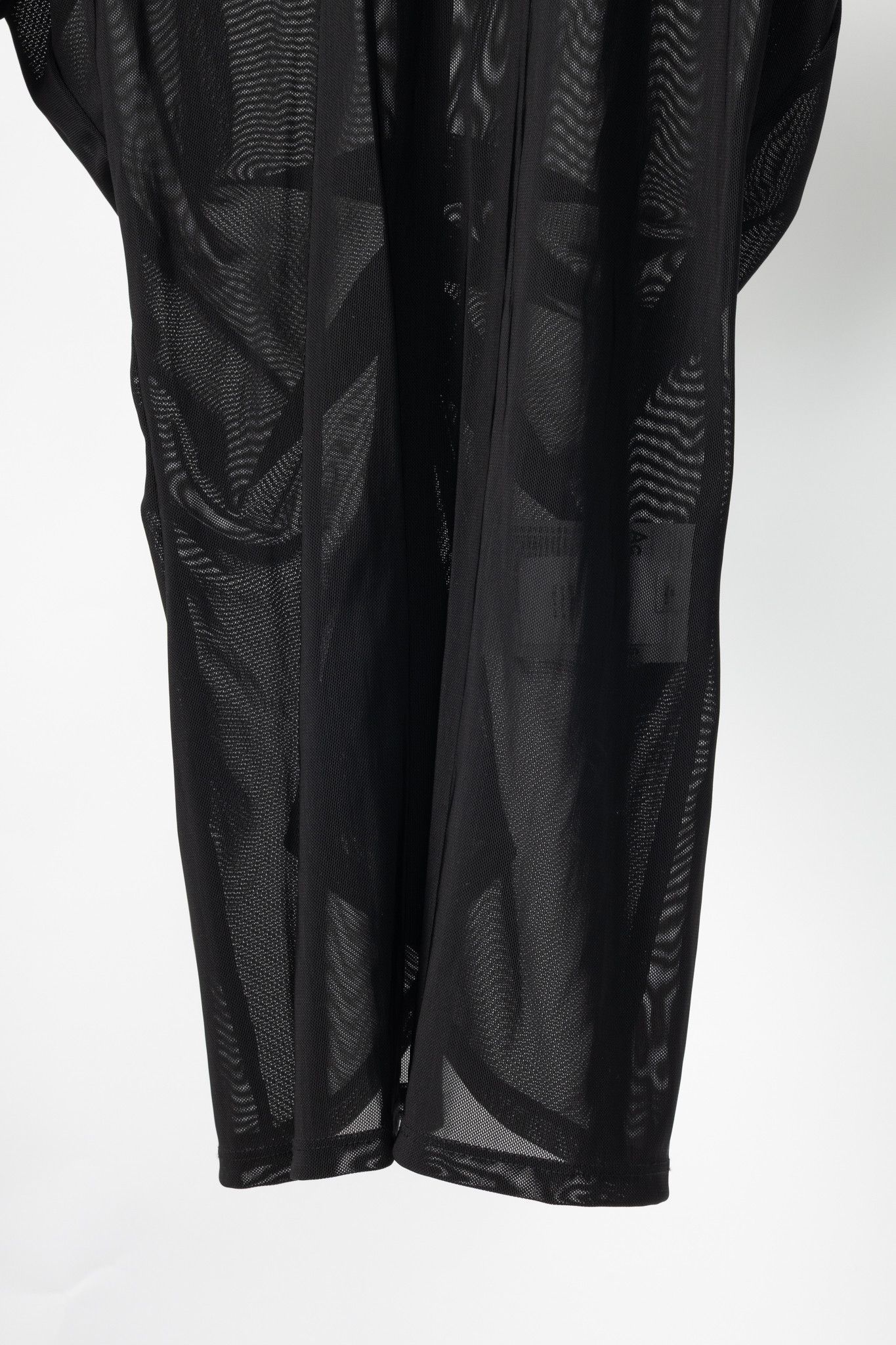 Acne Studios Acne Studios AW24 Black Ruched Mesh T-Shirt Size S / US 4 / IT 40 - 6 Thumbnail