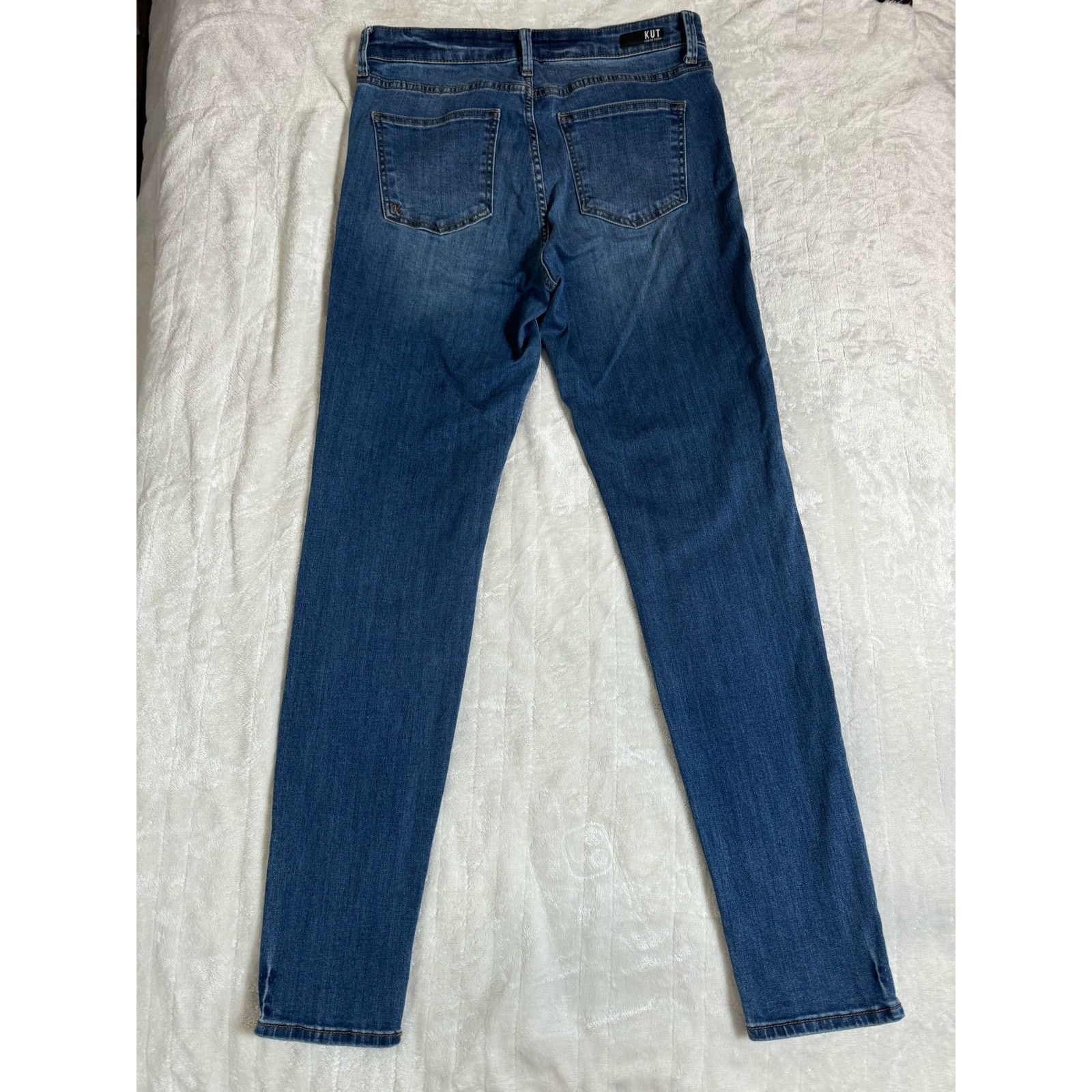 Unknown London Kut from The Kloth Mia High Rise Slim Fit Skinny Jeans USED Size 32" / US 10 / IT 46 - 2 Thumbnail