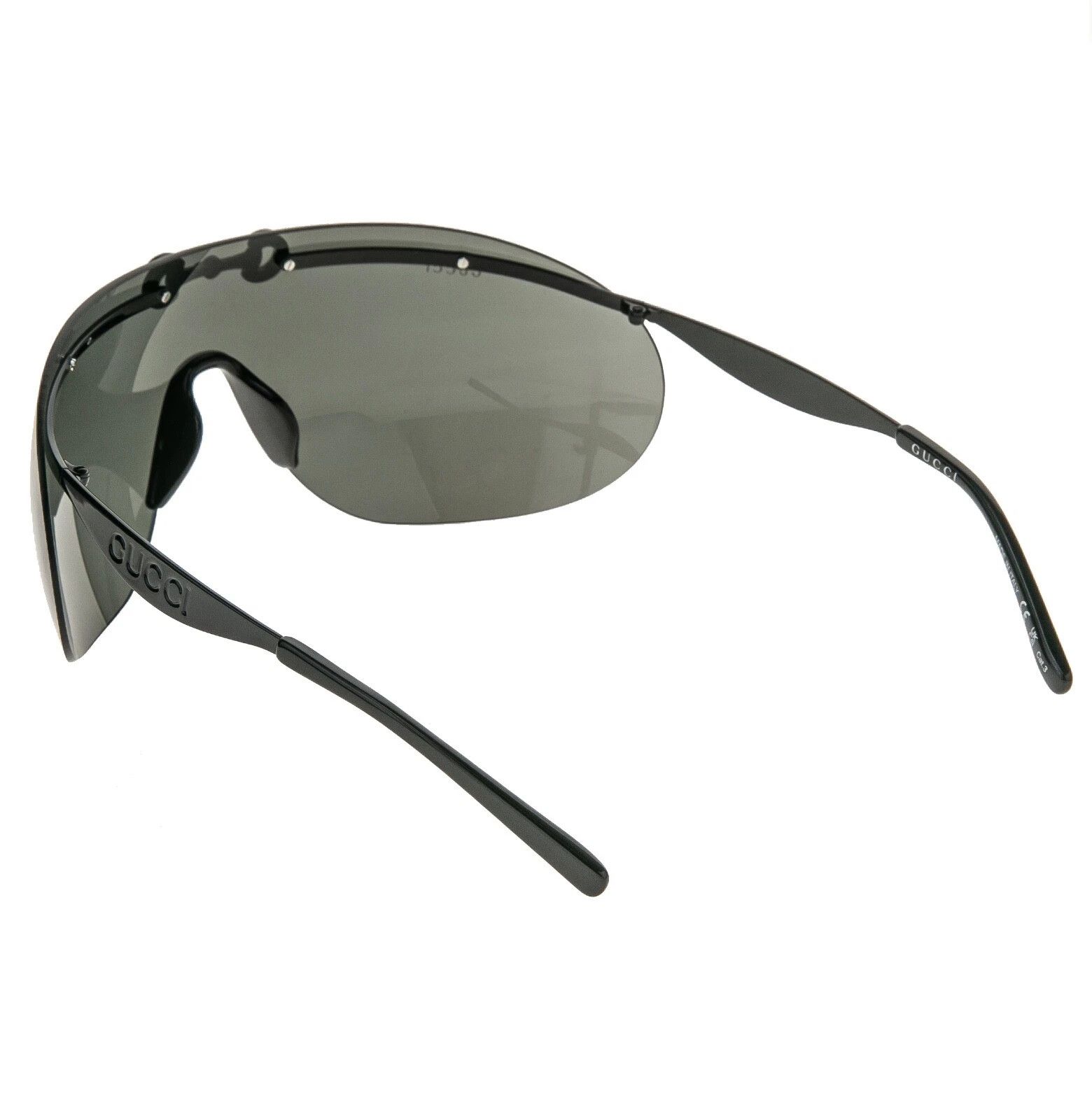 Gucci GUCCI HORSEBIT 1656 Black Metal Mask Gg1656S Sunglasses 001 Size ONE SIZE - 7 Thumbnail