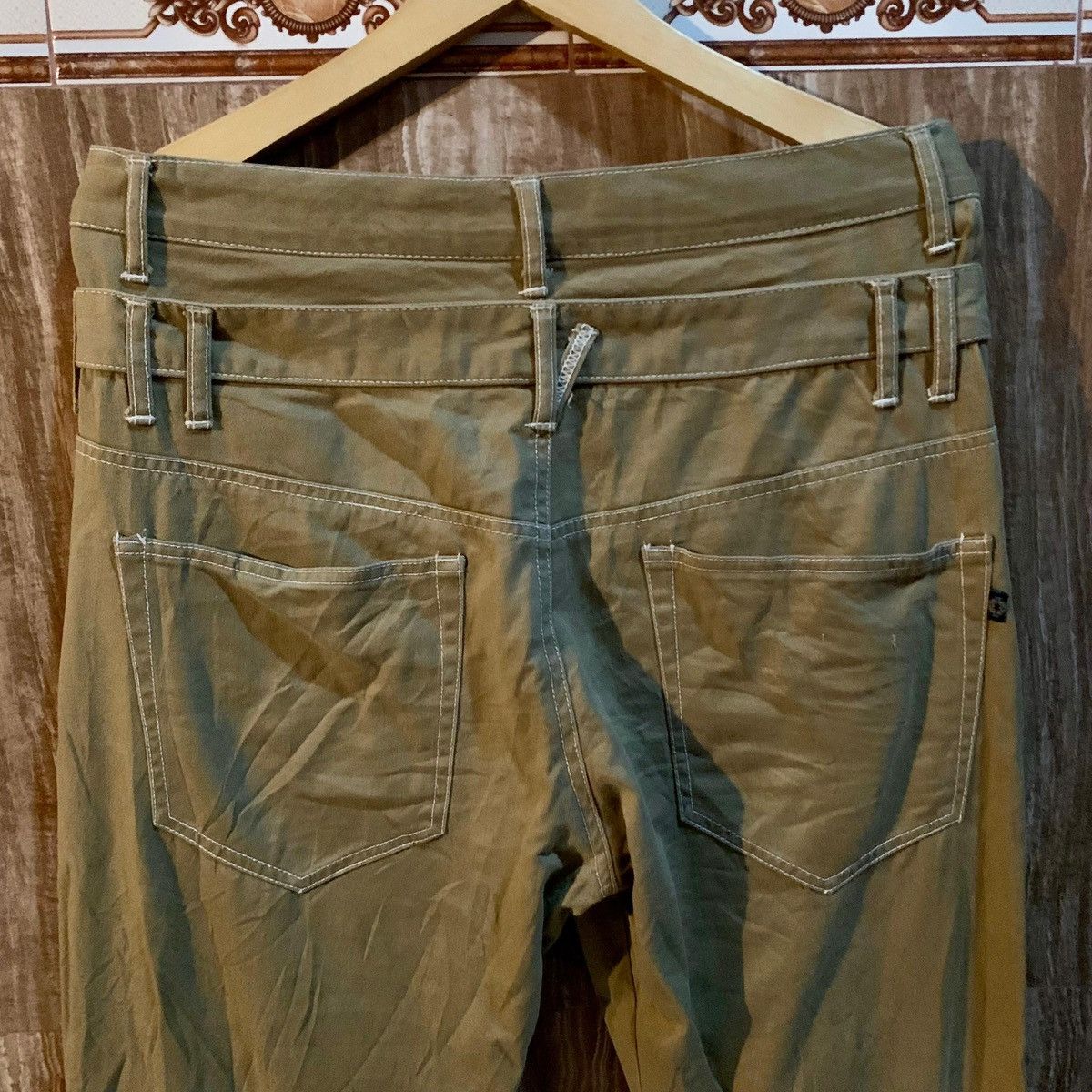 semanticdesign Semantic Design Double Waist Zipper Pants Size US 33 - 6 Thumbnail