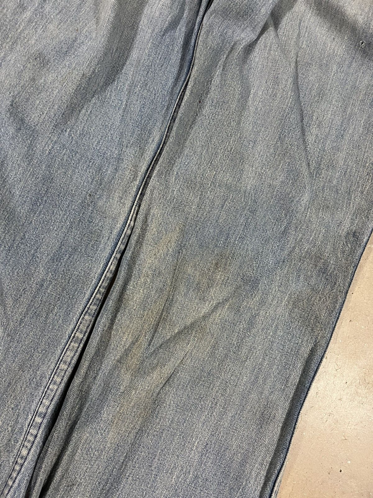 Lee Vintage 70s Lee Flared Jeans Faded Blue 30x31 Size US 30 / EU 46 - 9 Thumbnail