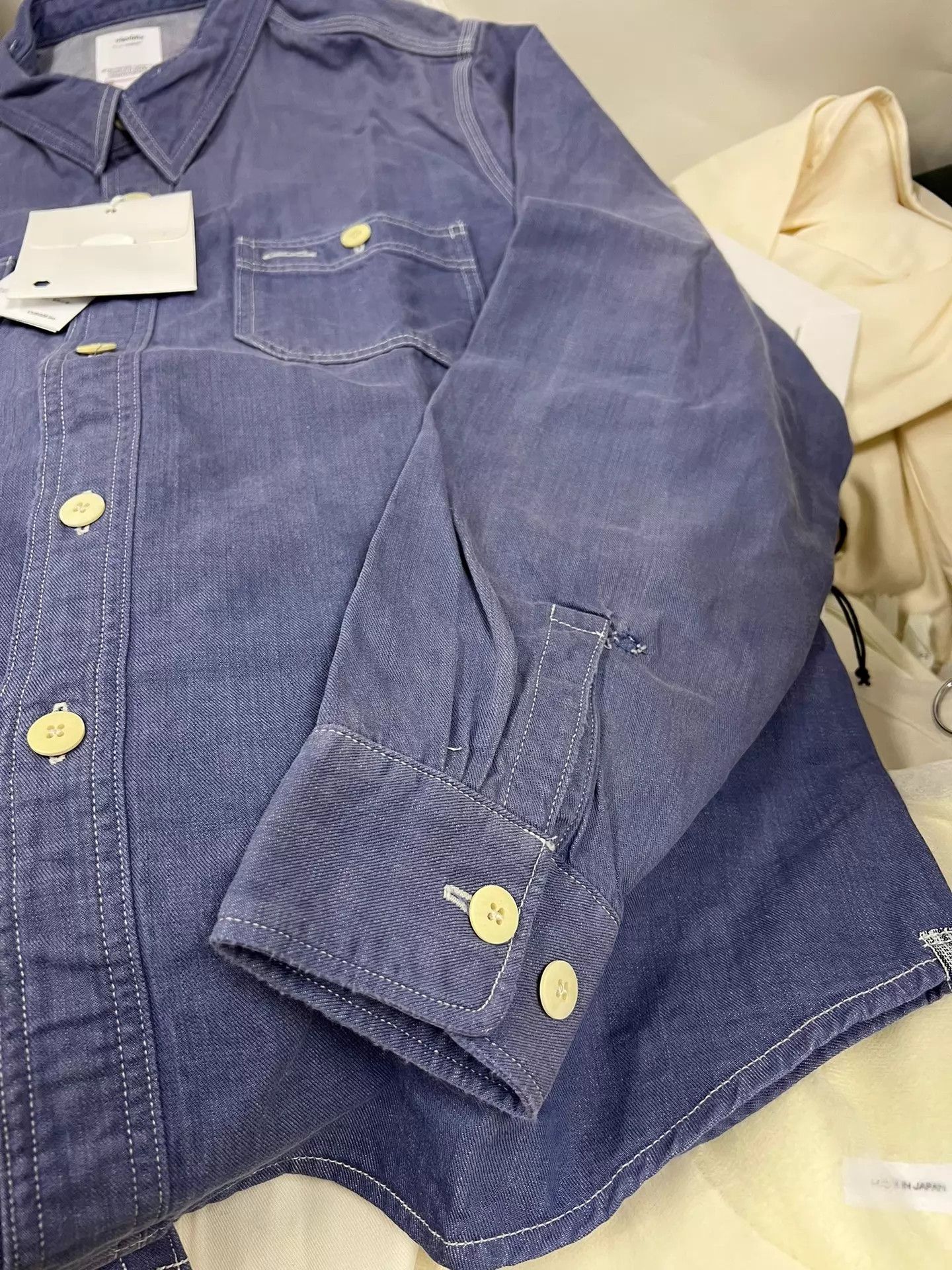 Visvim VISVIM LARRIKAN CRASH SHIRT NAVY 1 NWT (tags & bag) Size US S / EU 44-46 / 1 - 2 Thumbnail