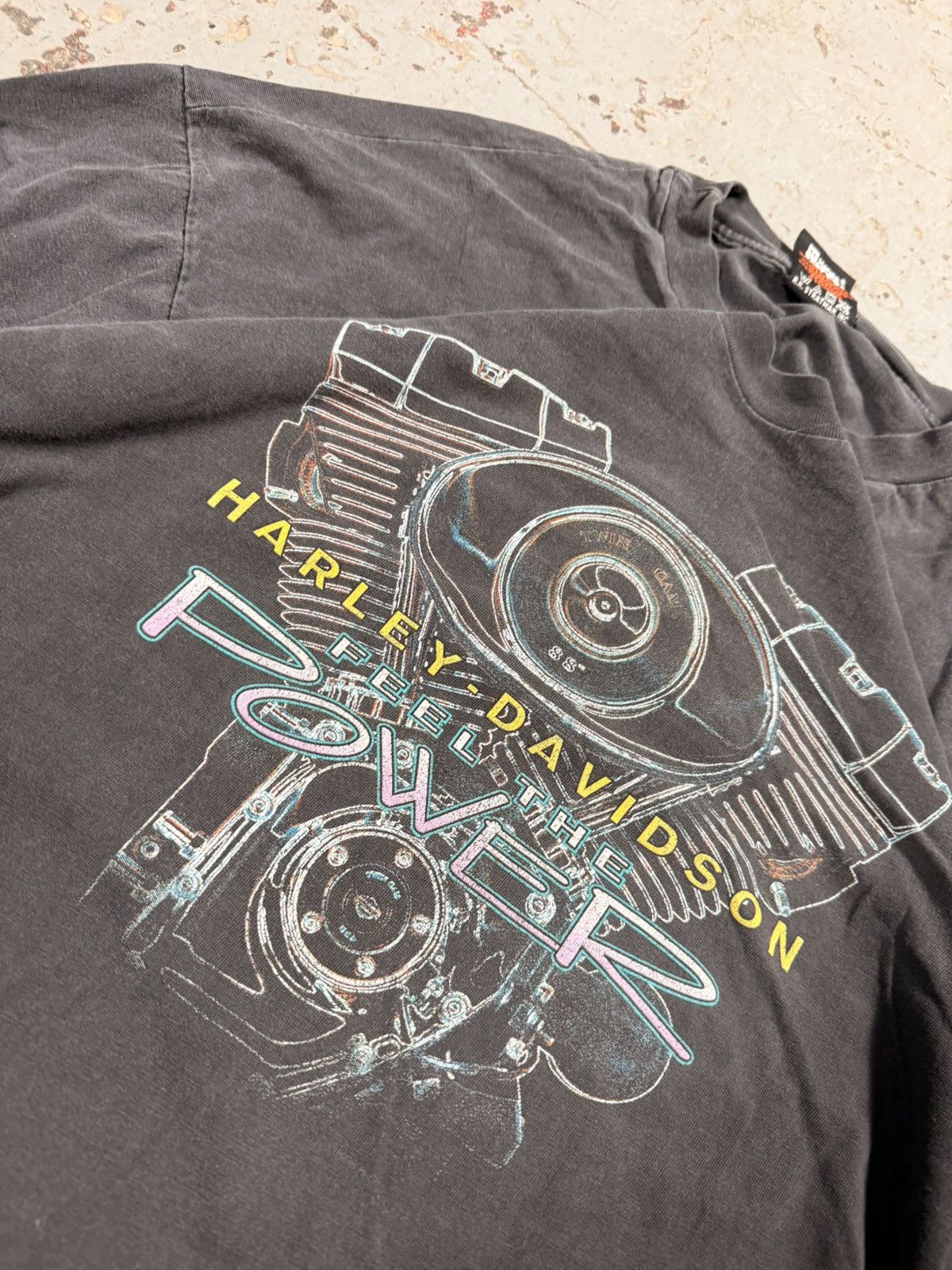 Vintage Vintage Harley Davidson r8 Power Tee Size US XXL / EU 58 / 5 - 2 Thumbnail