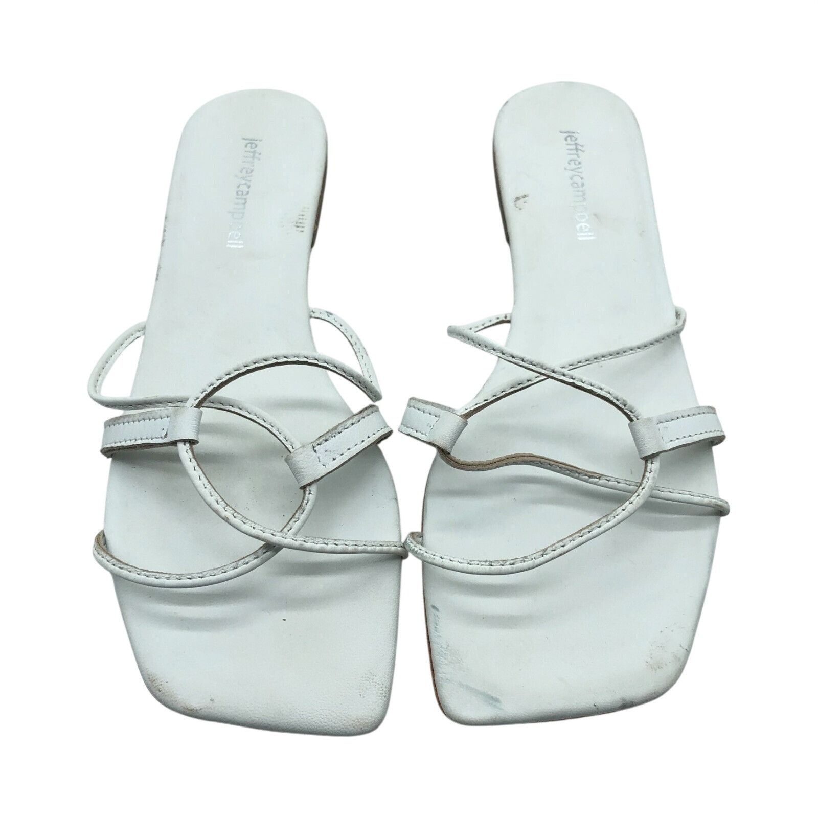 Jeffrey Campbell Jeffrey Campbell Womens Flat Sandals Strappy Slip On Leather Size US 6 / IT 36 - 2 Thumbnail