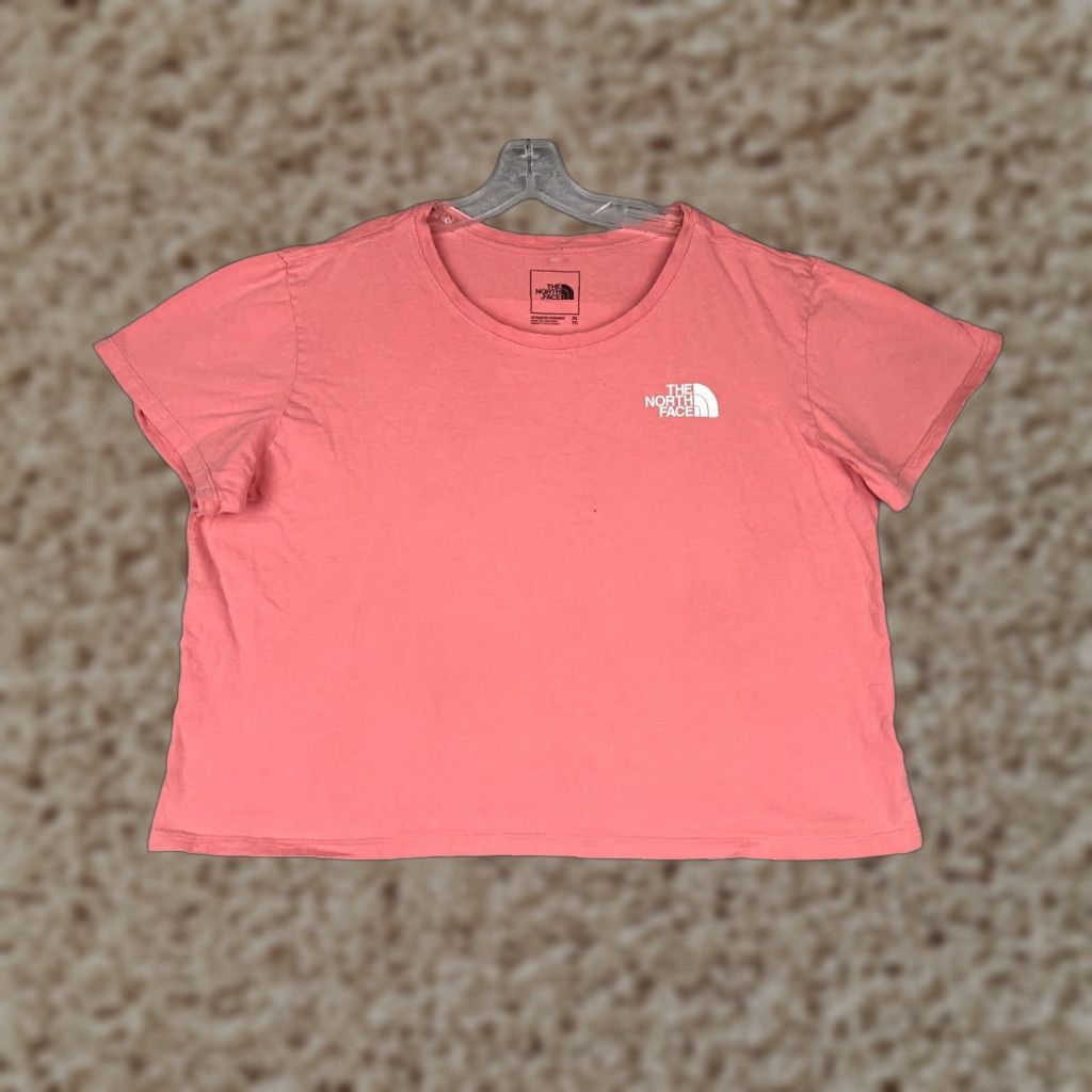 The North Face The North Face Shirt Women Extra Large Pink Crop Length Short Sleeve Crew READ Size XL / US 12-14 / IT 48-50 - 1 Thumbnail
