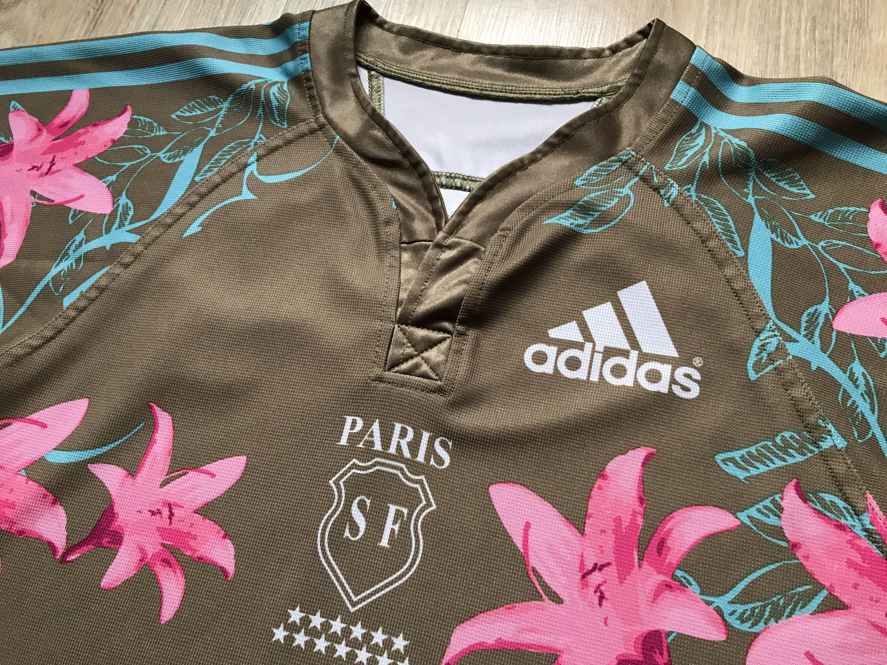Adidas × Vintage Vintage Adidas Paris SF Stade Francais Jersey Size US S / EU 44-46 / 1 - 4 Thumbnail