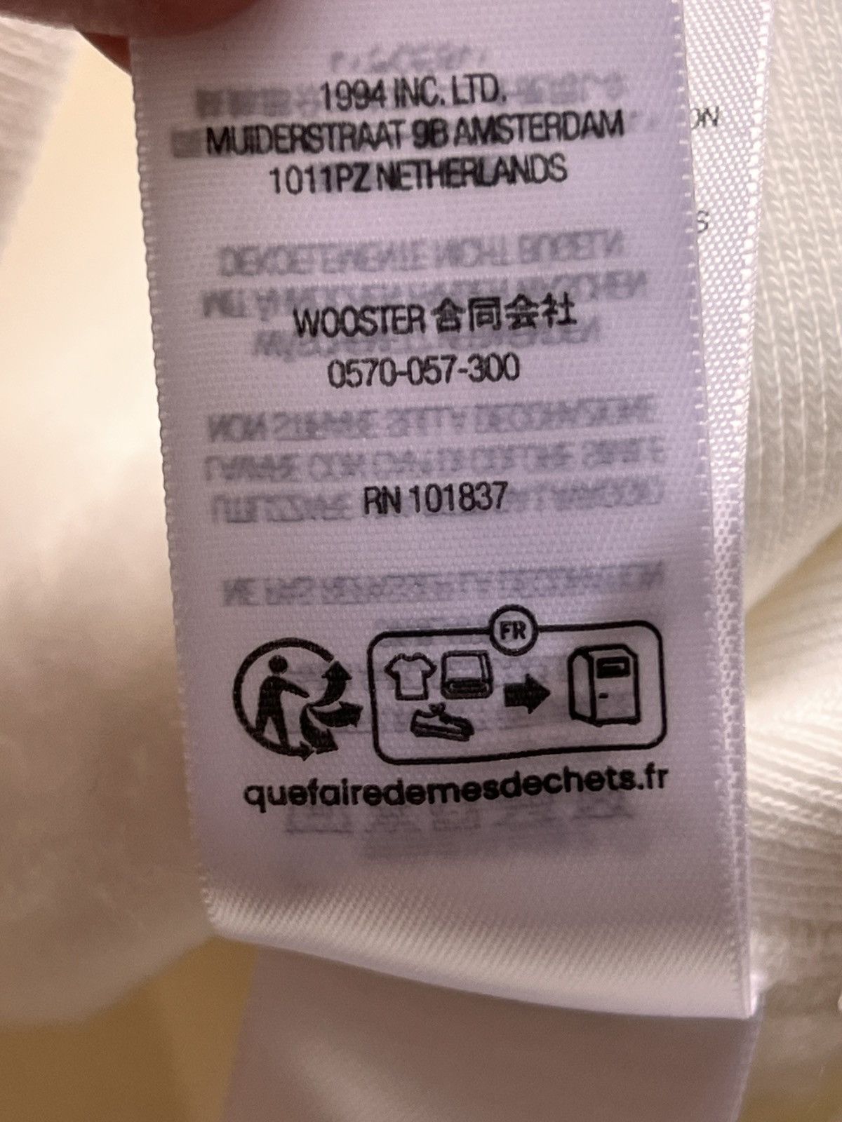 Supreme M Supreme washed box logo 25crewneck white hoodie sweatshirt Size US M / EU 48-50 / 2 - 24 Thumbnail