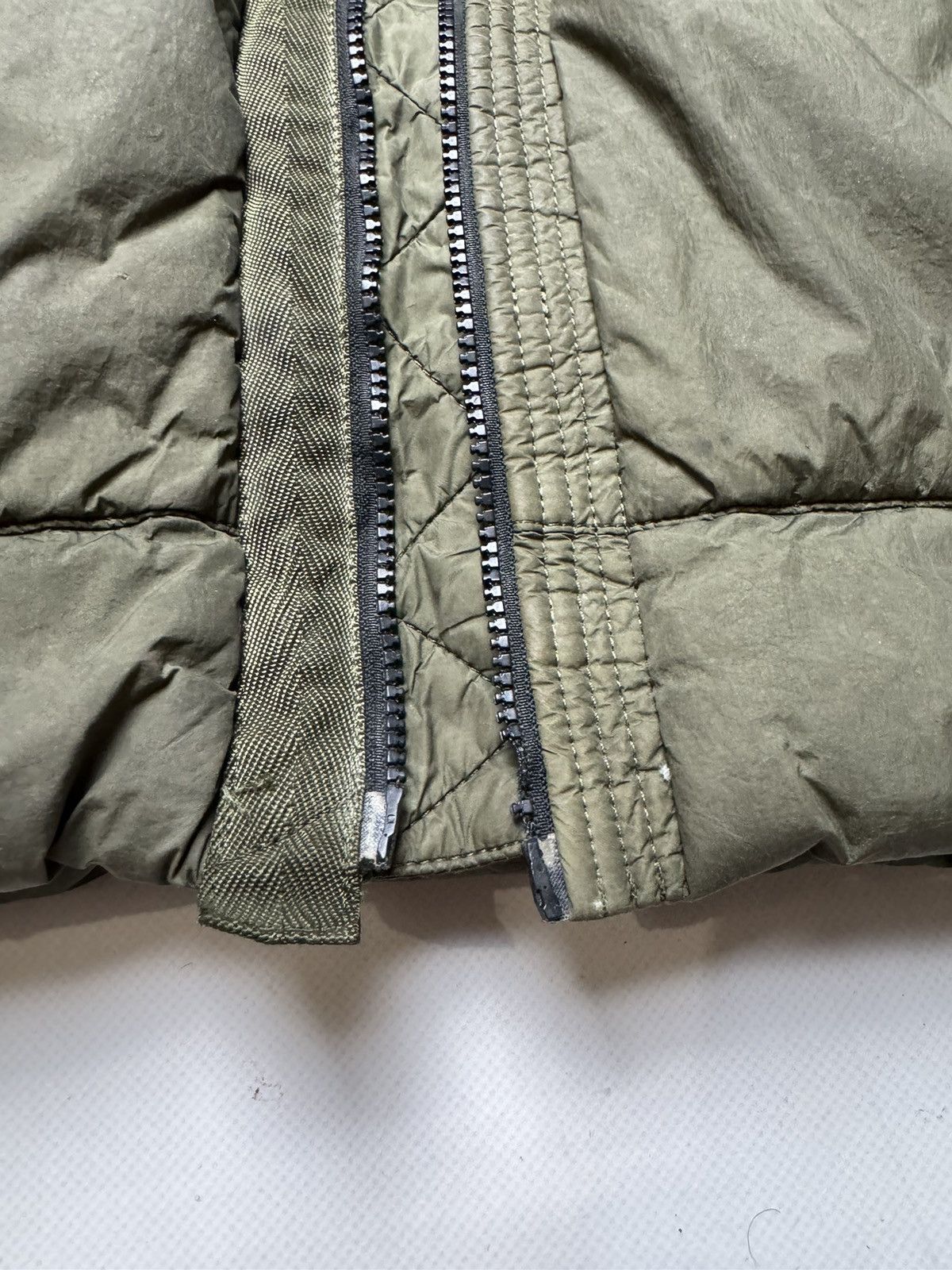 Stone Island × Vintage Rare vintage Puffer jacket Stone island crinkle reps Size US S / EU 44-46 / 1 - 4 Thumbnail