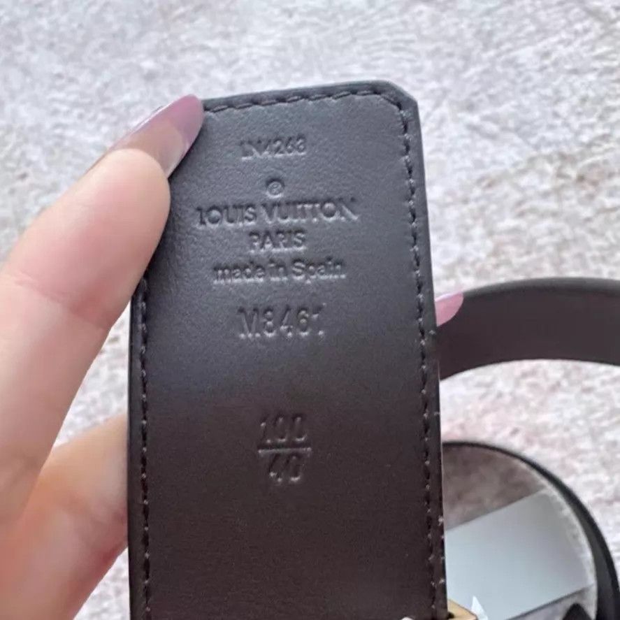Louis Vuitton LV Orange Damier Belt 100 Size ONE SIZE - 2 Thumbnail