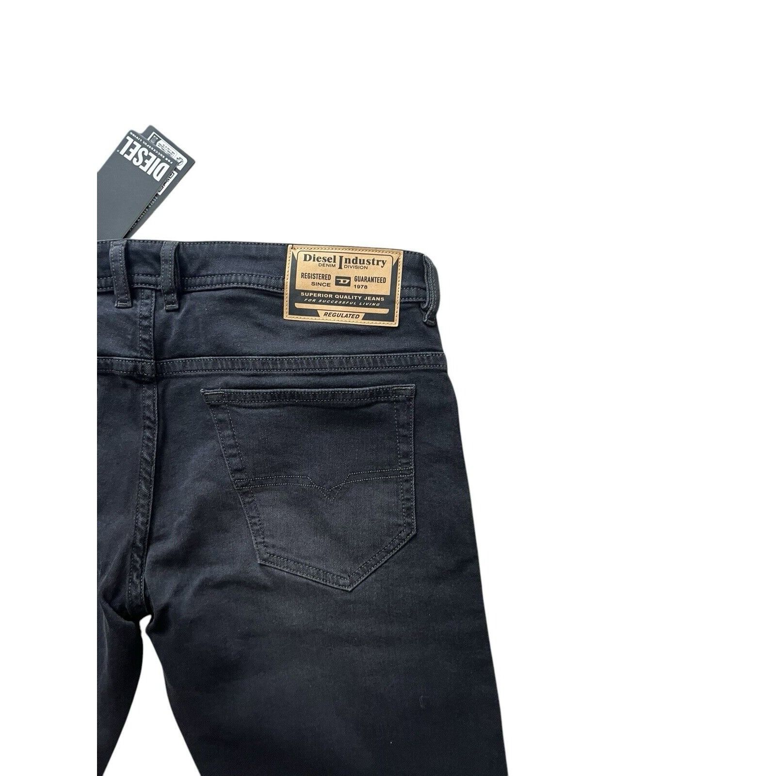 Diesel Diesel Mens Thommer Slim Fit Jeans RM064 Black Size 36/32 Size US 36 / EU 52 - 6 Thumbnail
