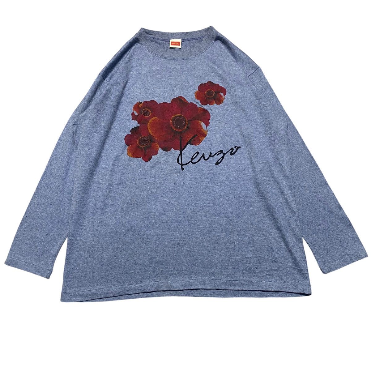Kenzo Vintage Kenzo Flower Shirt Longsleeve Size US M / EU 48-50 / 2 - 2 Thumbnail