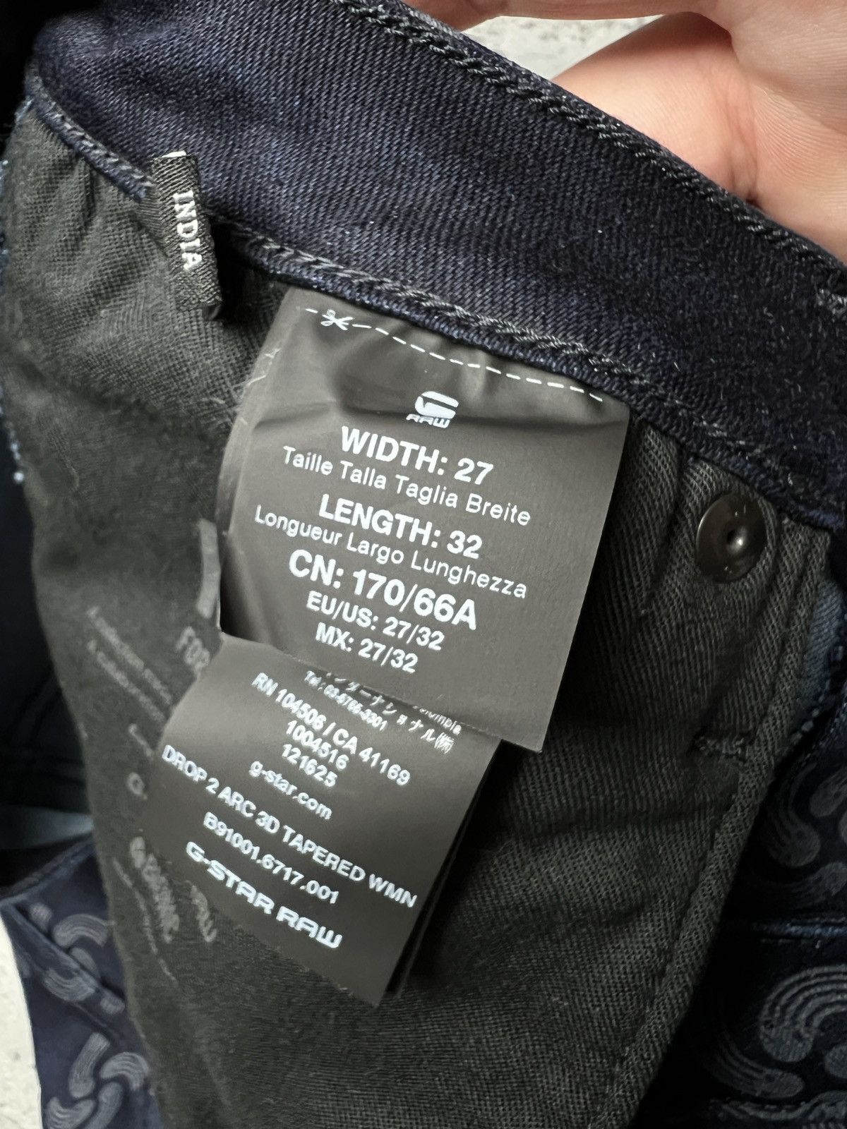 G-Star G-Star Raw Drop 2 ARC 3D Slim Tapered Pants y2k Avant Garde Size 28" / US 6 / IT 42 - 14 Thumbnail