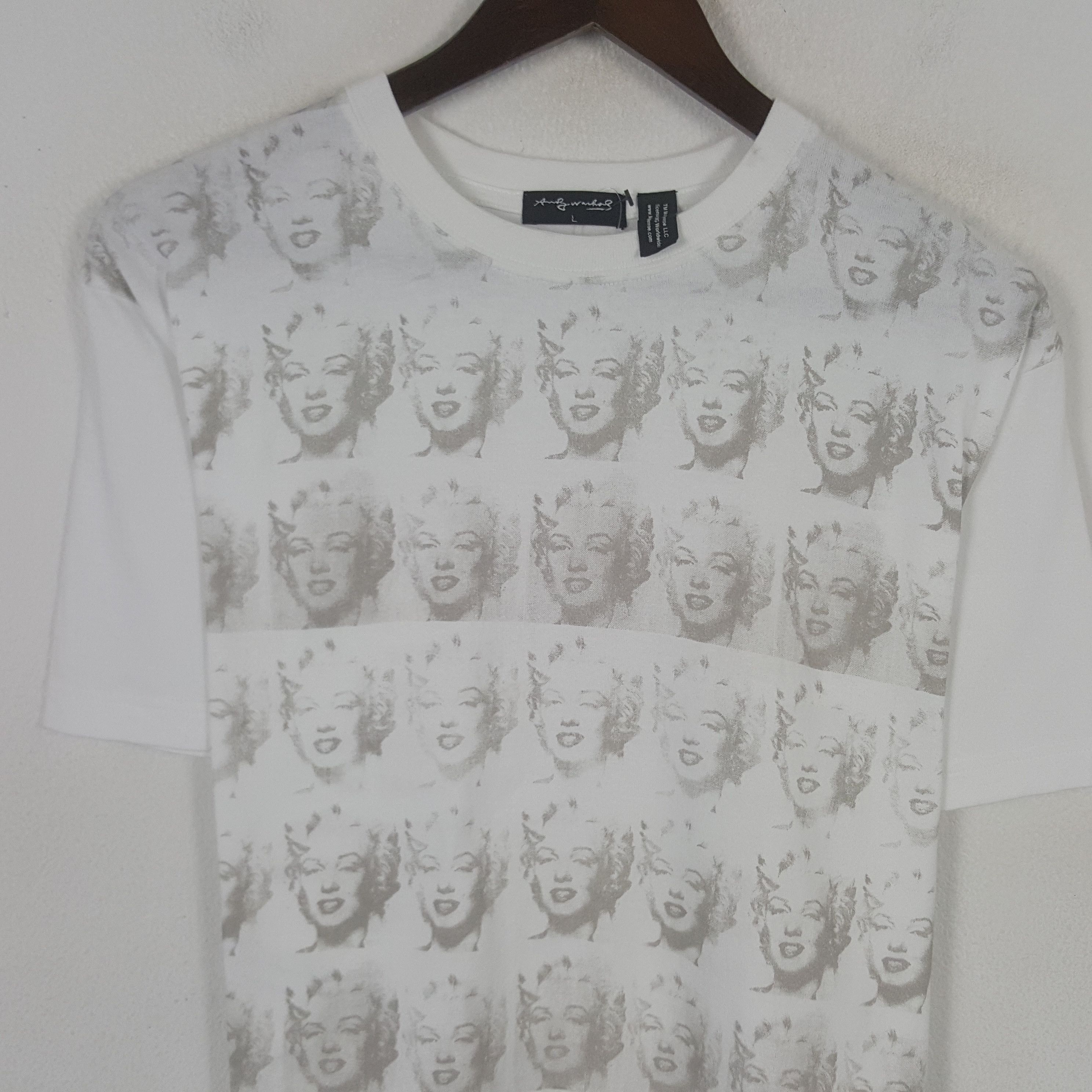 Andy Warhol × Uniqlo Vintage Andy Warhol x Uniqlo Monogram Logo T-Shirt Size US L / EU 52-54 / 3 - 2 Thumbnail