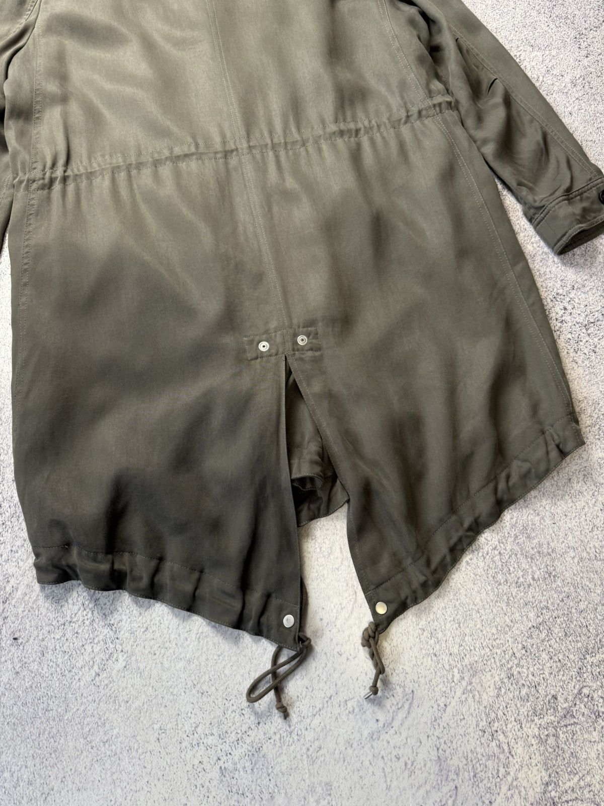 Allsaints Vintage ALLSAINTS PORTERE KHAKI PARKA COAT Japanese Y2K Size L / US 10 / IT 46 - 23 Thumbnail