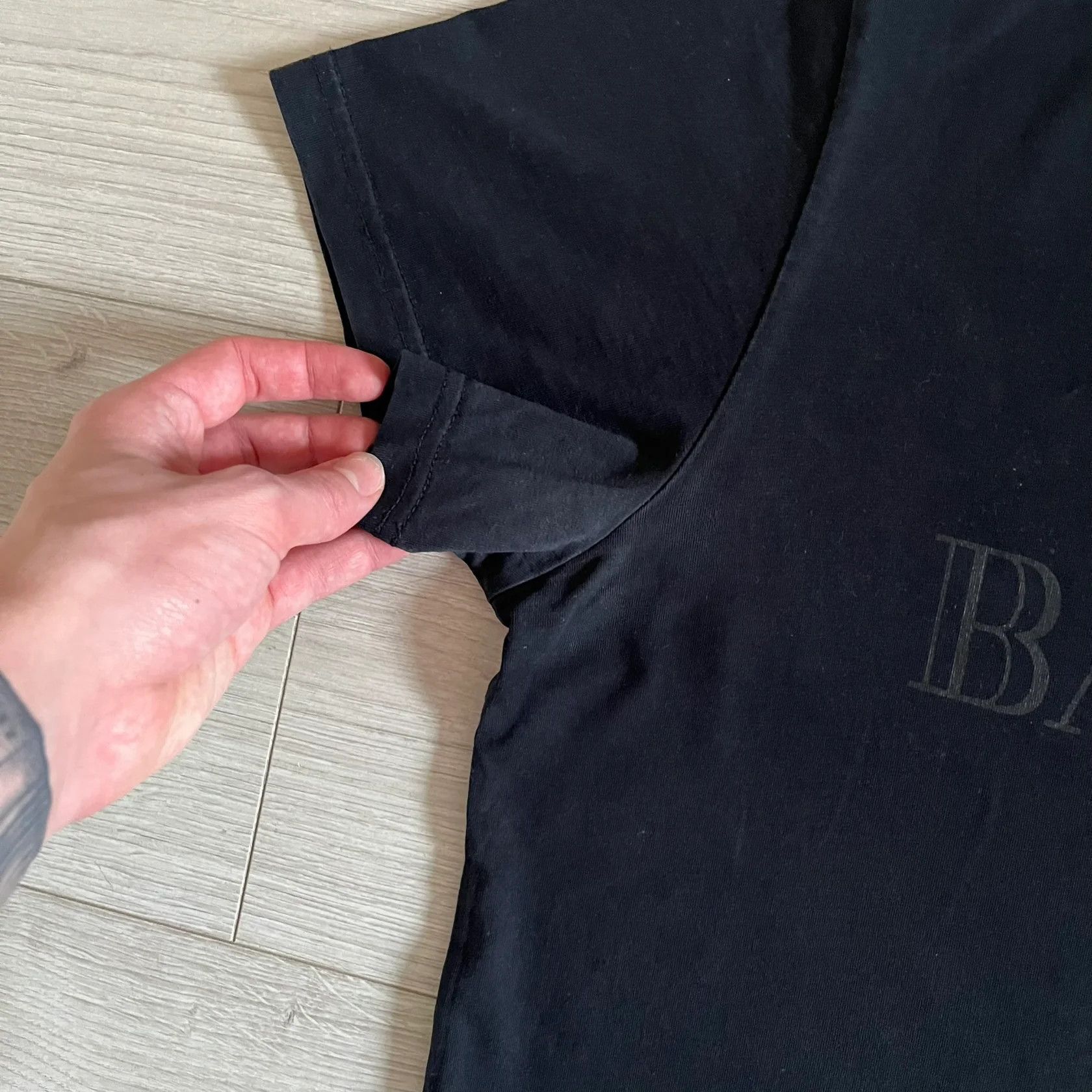 Balmain Balmain Front Logo Black Tee Size US L / EU 52-54 / 3 - 6 Thumbnail