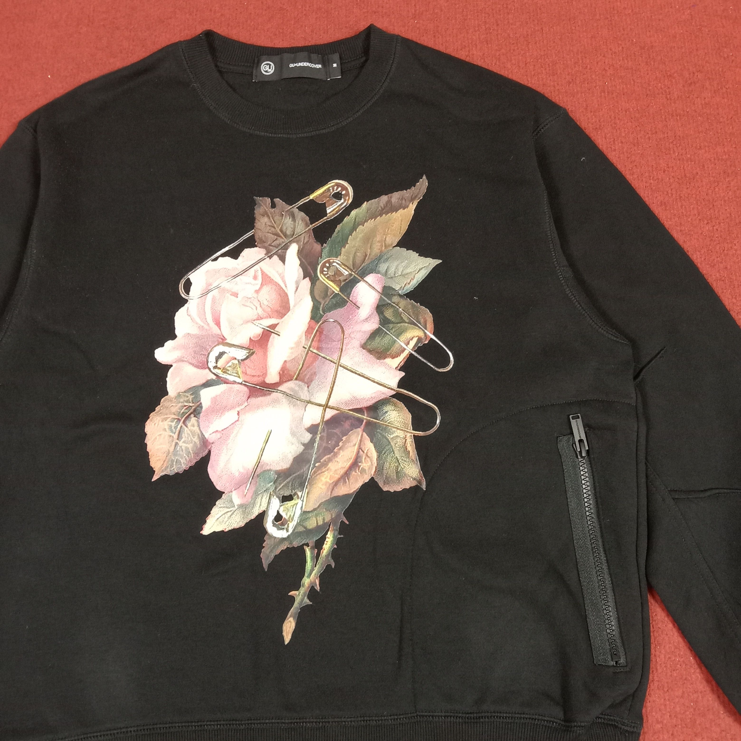 Japanese Brand GU X Undercover Fashion Style Custom Logo Sweatshirt Size US M / EU 48-50 / 2 - 5 Thumbnail