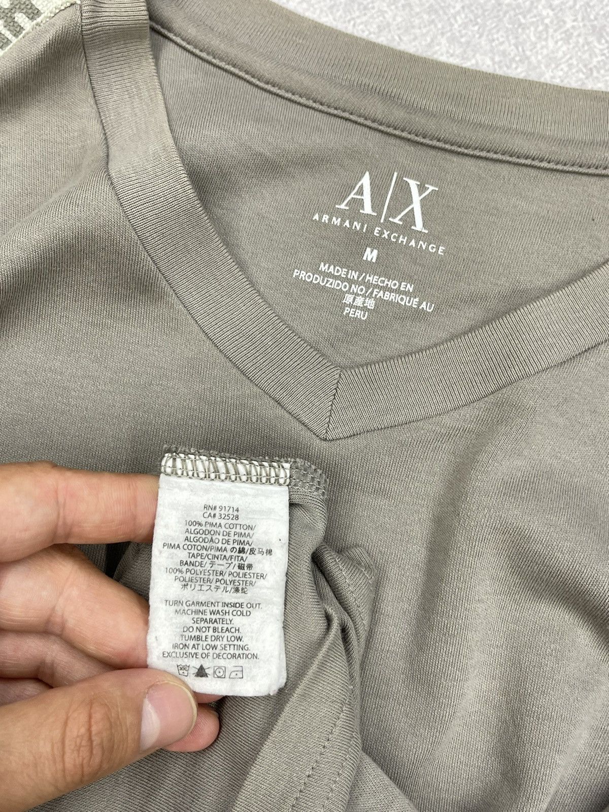 Armani Exchange Mens Armani Exchange Longsleeve Lampas Size M Size US M / EU 48-50 / 2 - 6 Thumbnail