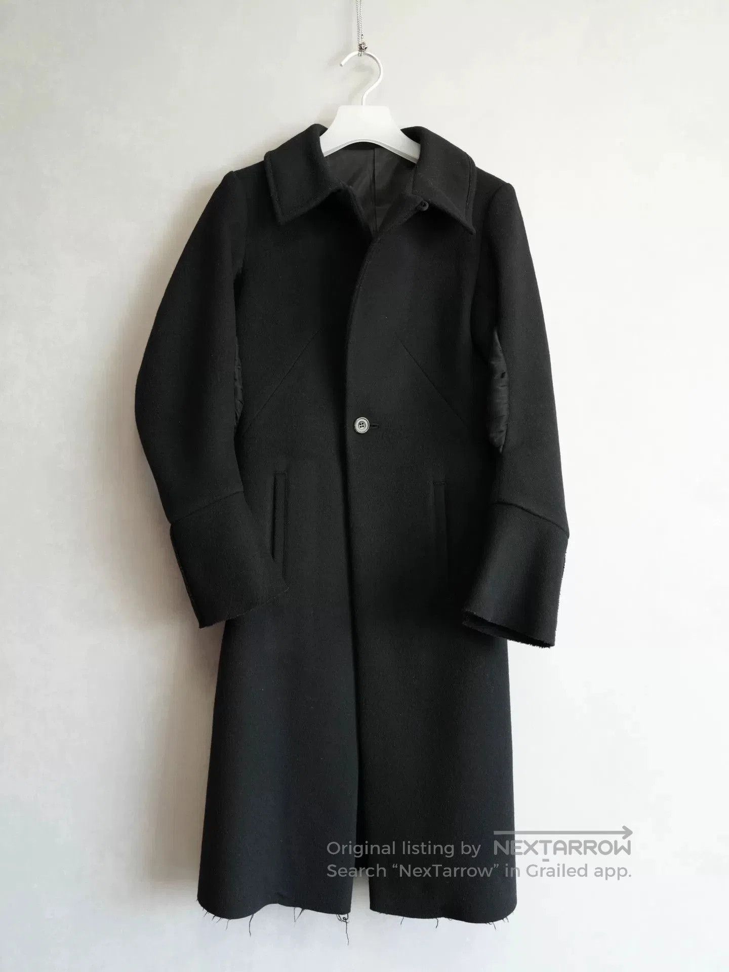 Yohji Yamamoto yohji yamamoto oversized fringed coat. Size S / US 4 / IT 40 - 4 Thumbnail