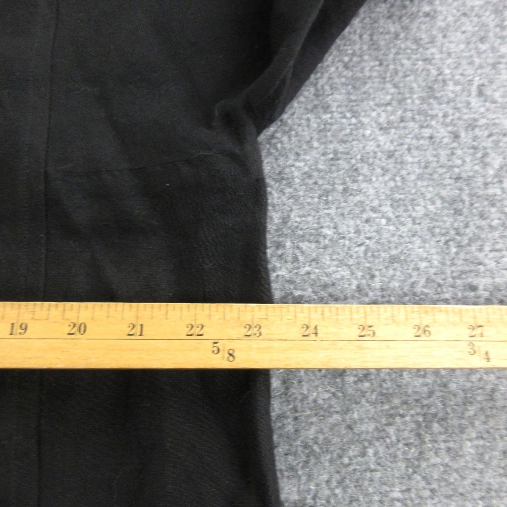 Eileen Fisher Eileen Fisher Coat Womens Large Black Linen Button Front Mandarin Collar Size L / US 10 / IT 46 - 4 Thumbnail