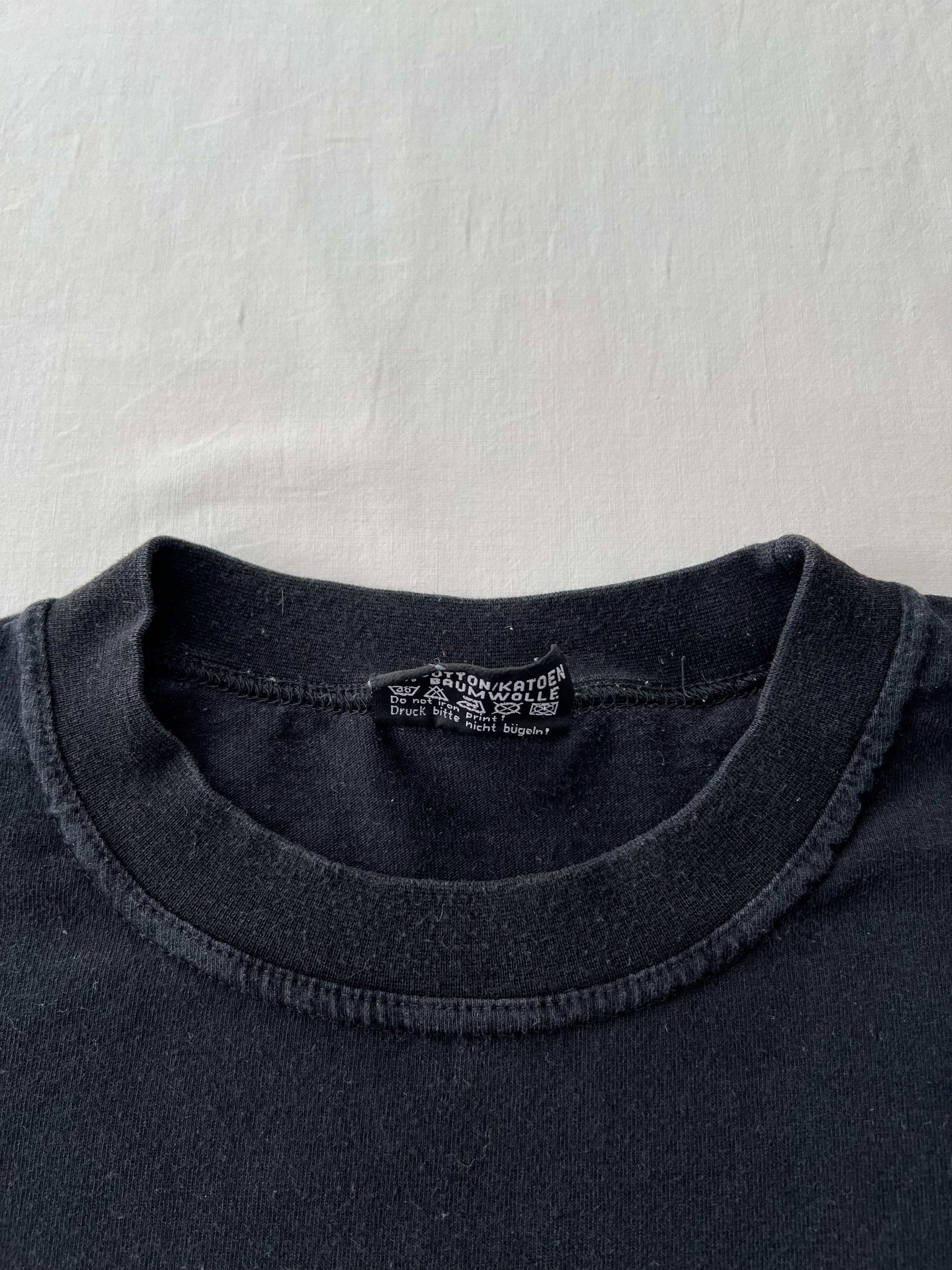 Band Tees Vintage 90s Bohse Onkelz Black T-shirt Size US XL / EU 56 / 4 - 9 Thumbnail