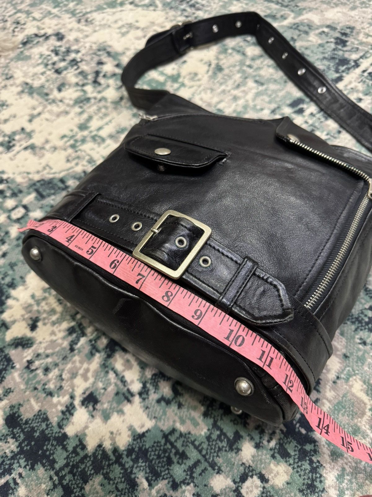 Genuine Leather BEAUTIFUL PEOPLE BELTED LEATHER JACKET BAG Size ONE SIZE - 3 Thumbnail