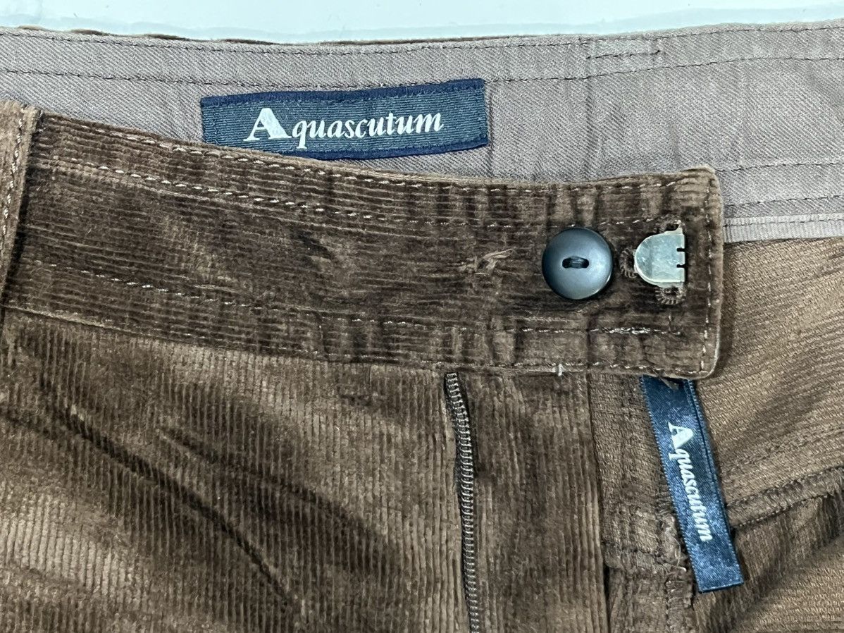 Aquascutum Aquascutum Japan Corduroy Trousers Brown Classic Pants Size US 30 / EU 46 - 7 Thumbnail