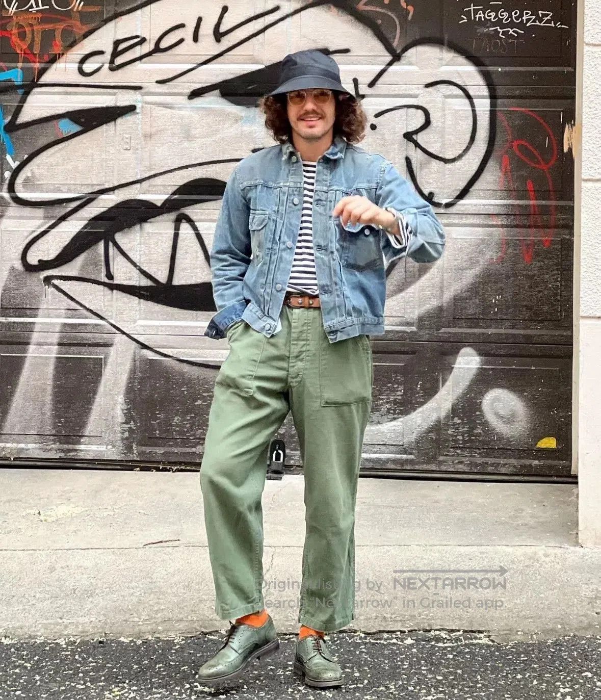 Vintage Vintage 60s OG107 Military Pants. Size US 33 - 8 Thumbnail