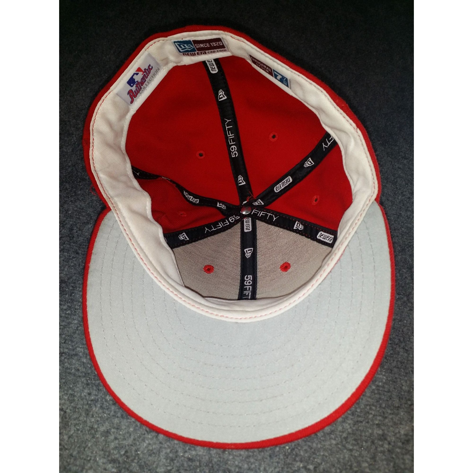 New Era Vintage St. Louis Cardinals Fitted Baseball Hat Sz 7 7/8 New Size ONE SIZE - 6 Thumbnail