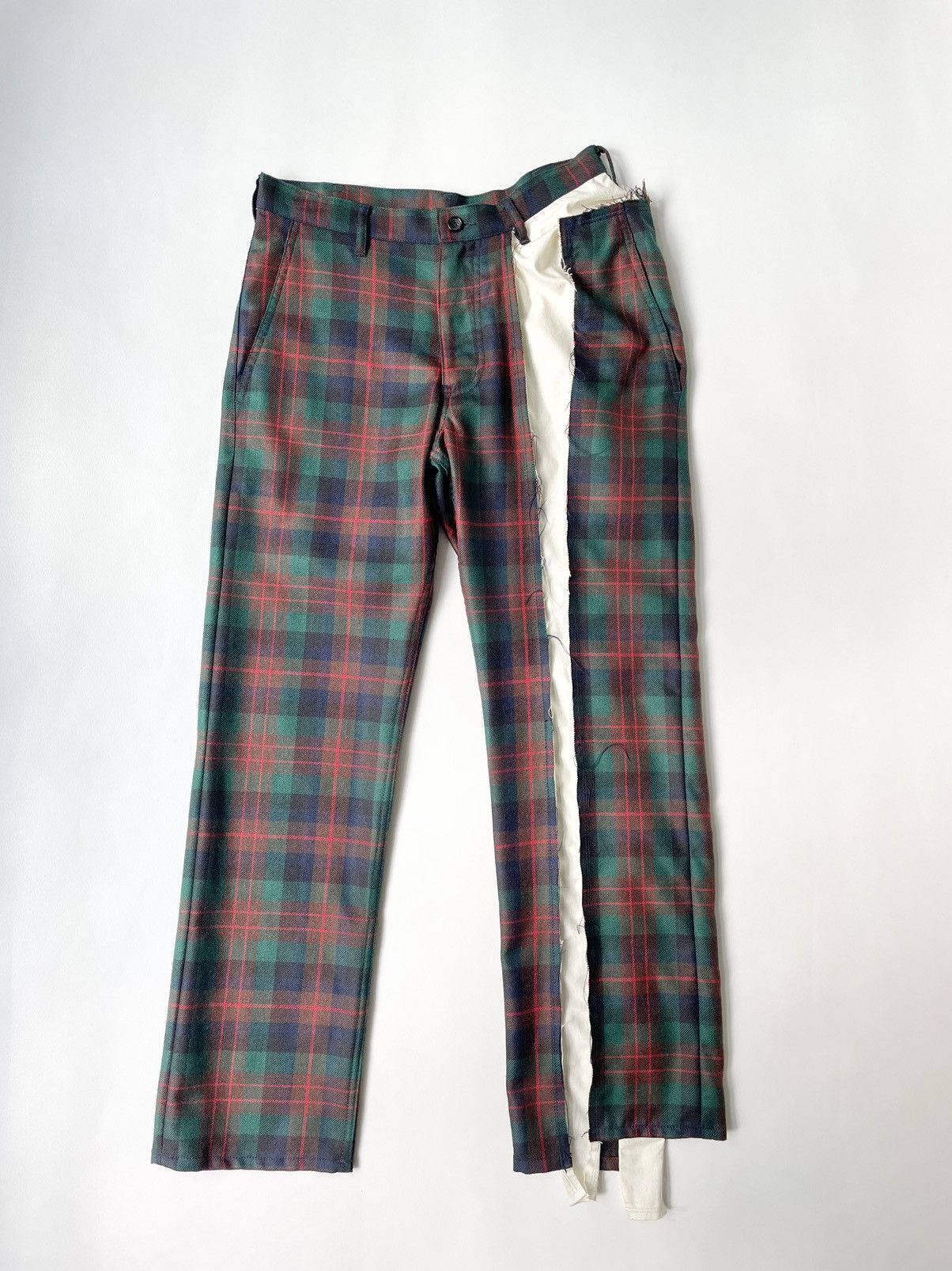 Comme des Garcons A/W 06 ‘Reworked Tartan’ Wool Trousers Size 26" / US 2 / IT 38 - 18 Thumbnail
