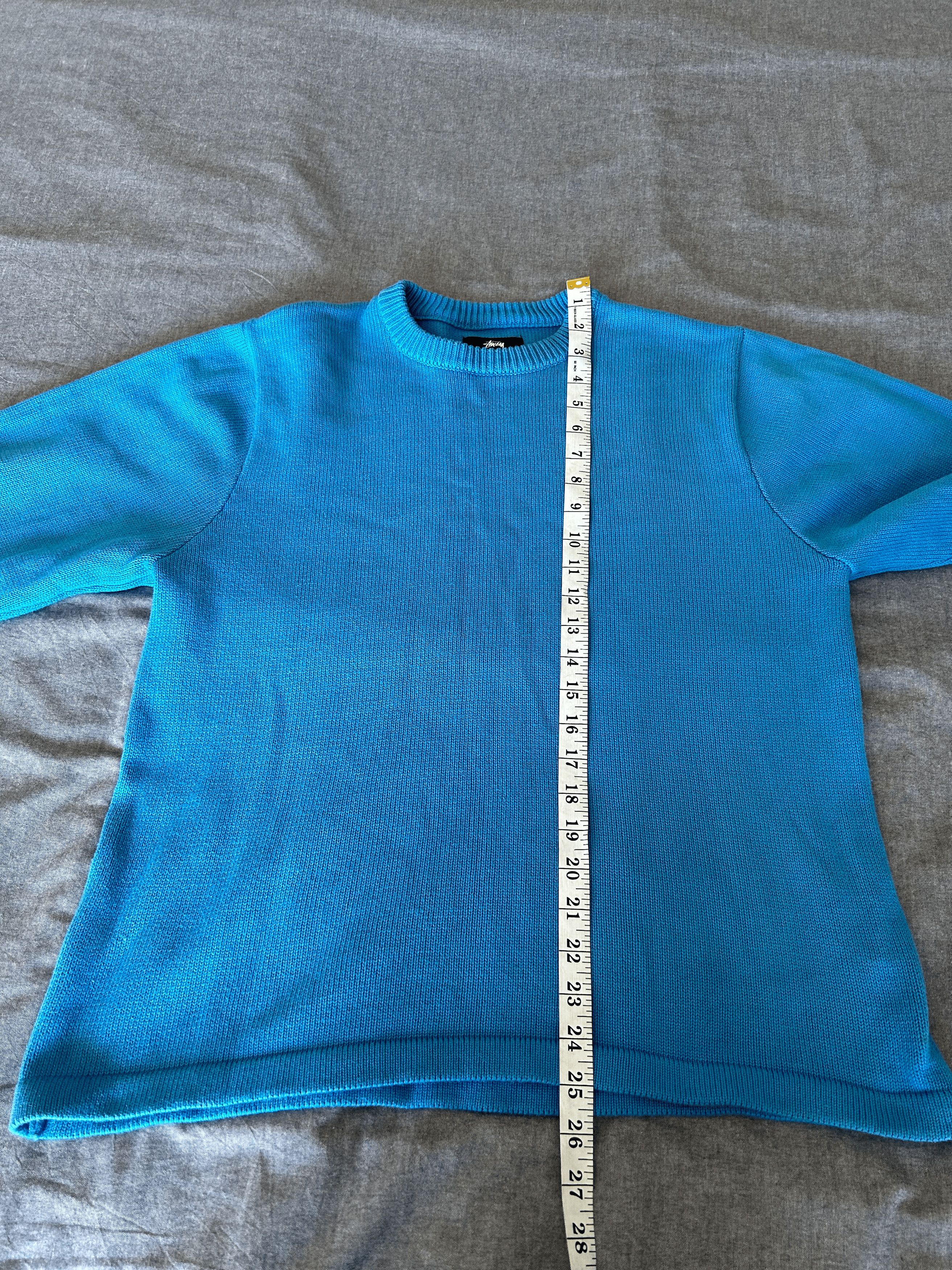 Stussy [Stussy] ORCHID KNIT SWEATER (BLUE) Size US S / EU 44-46 / 1 - 5 Thumbnail