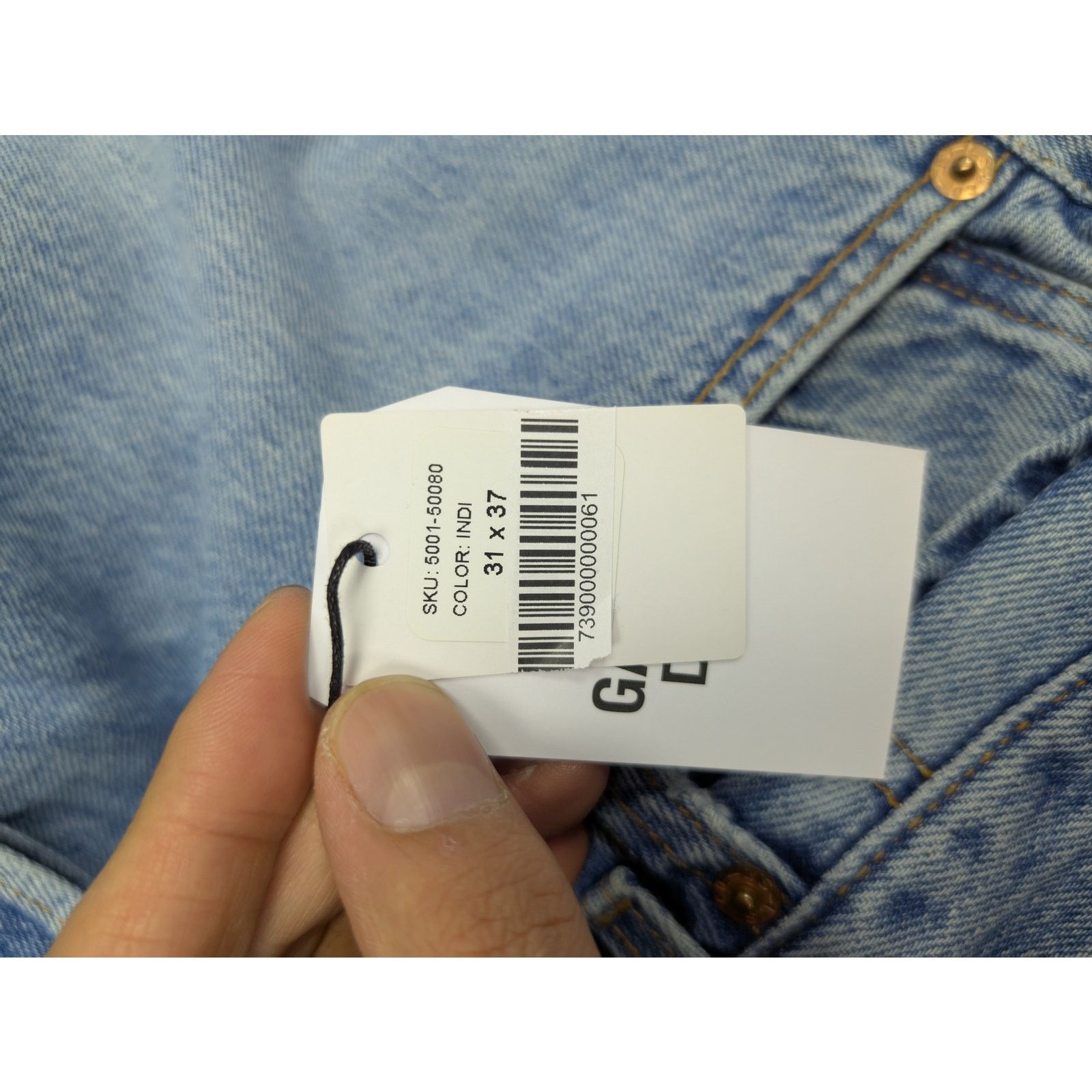 Gallery Dept. o1rshd1 Denim Jean Pants in Indigo Blue Size US 31 - 21 Thumbnail