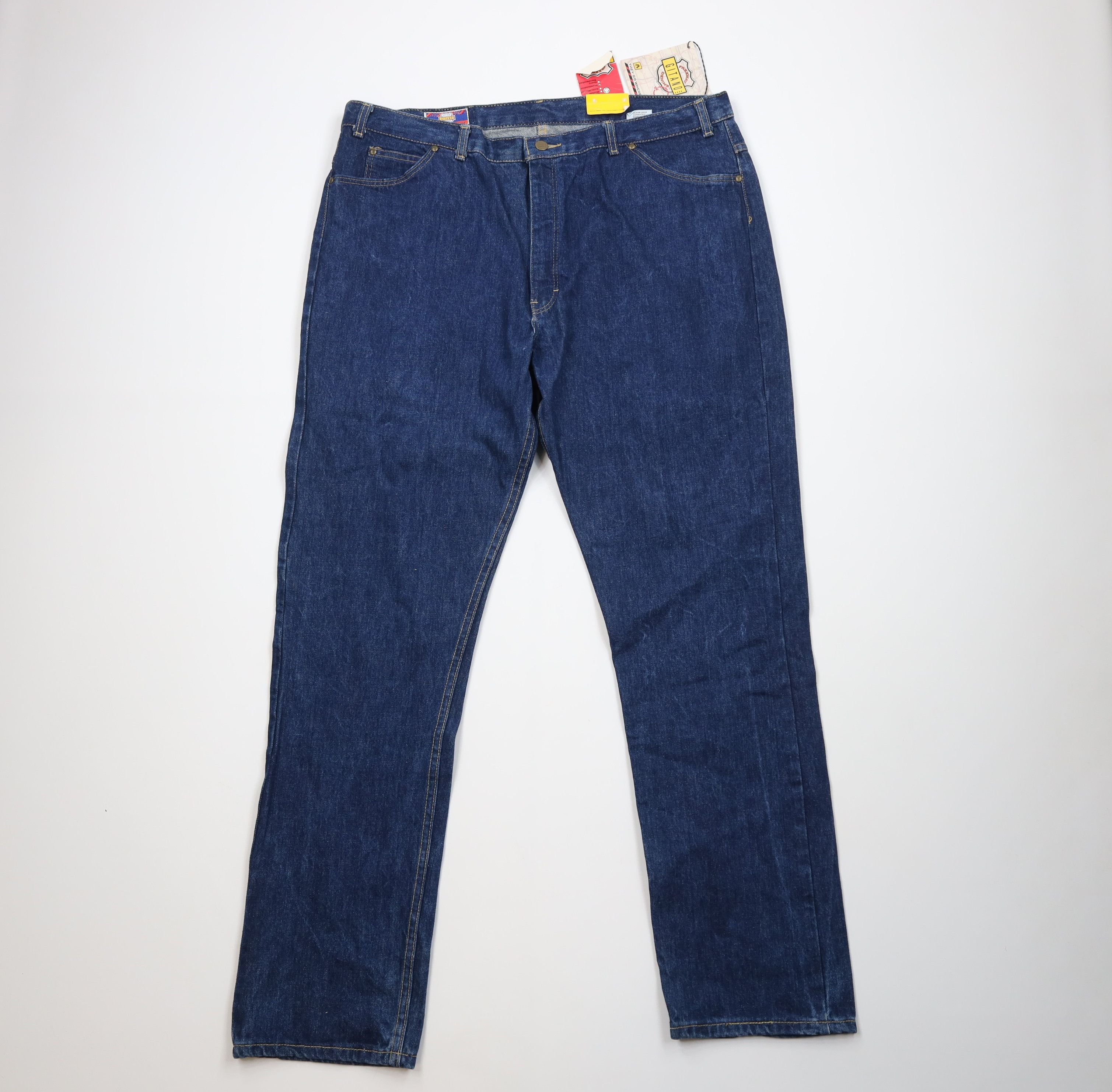 Vintage Deadstock Vintage 80s Streetwear Relaxed Fit Denim Jeans Size US 42 / EU 58 - 1 Thumbnail