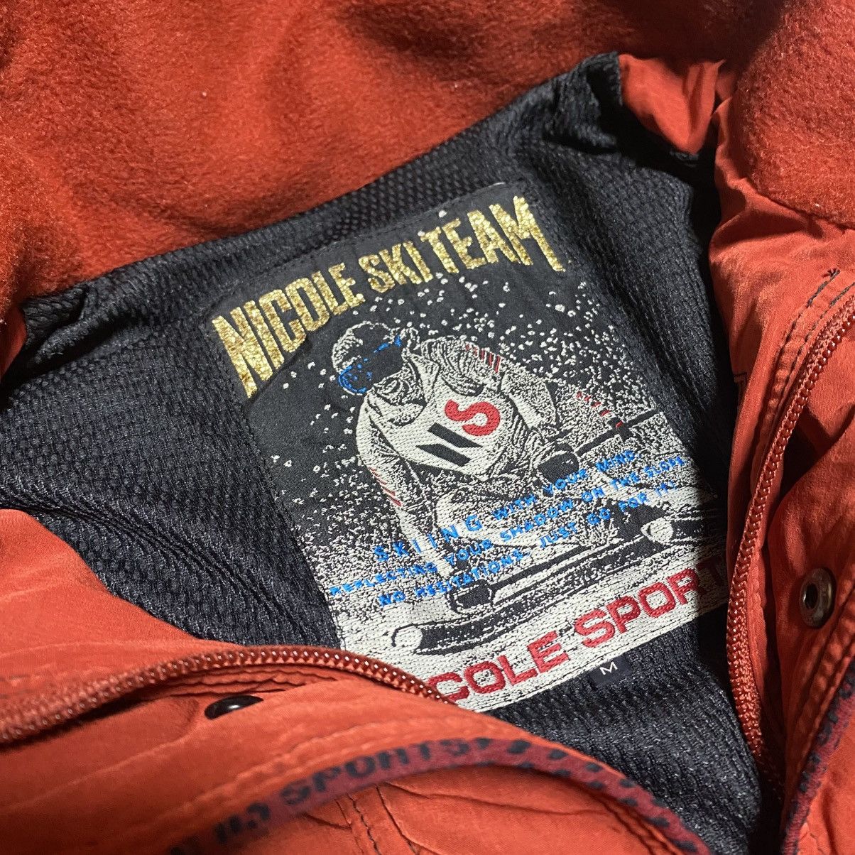 Japanese Brand Nicole Sports “Ski Team” Technical Jacket — Made in Japan Size M / US 6-8 / IT 42-44 - 3 Thumbnail