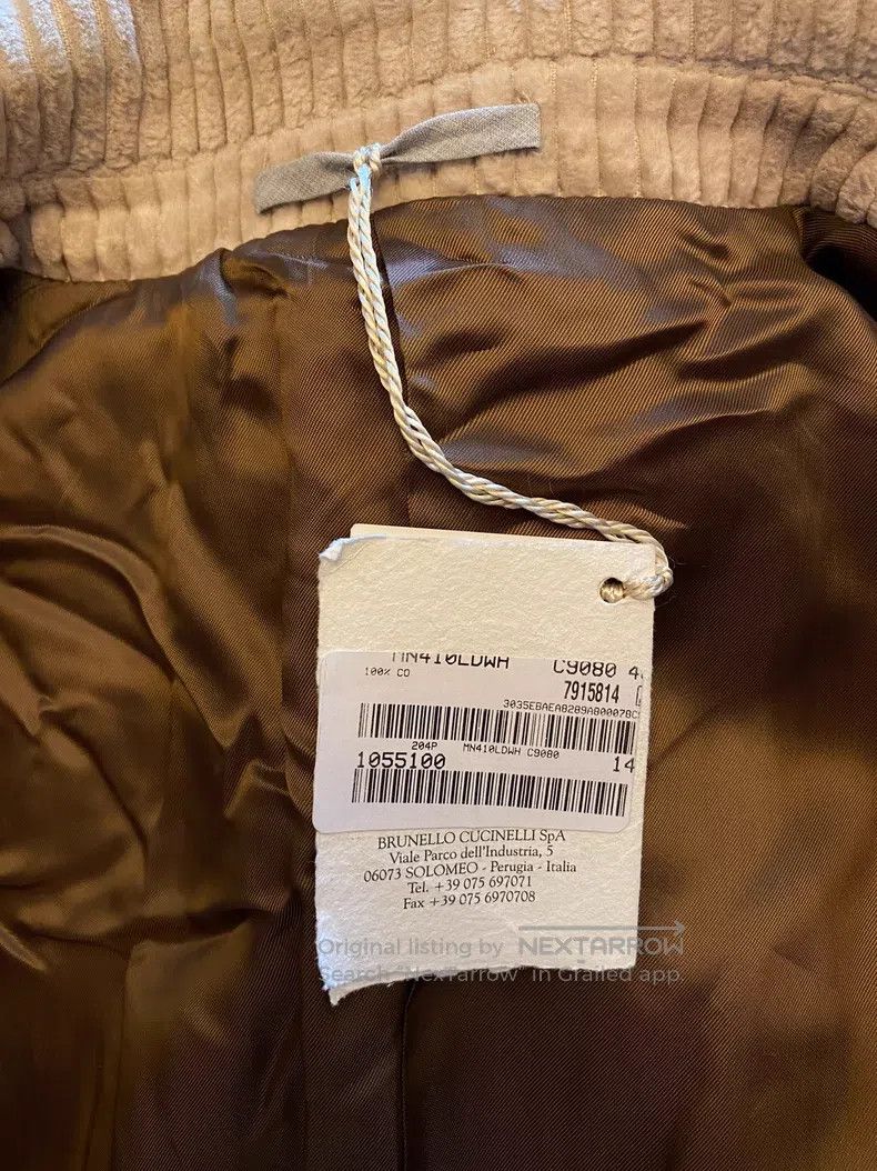 Brunello Cucinelli brunello cucinelli Corduroy suit set Size 48L - 6 Thumbnail