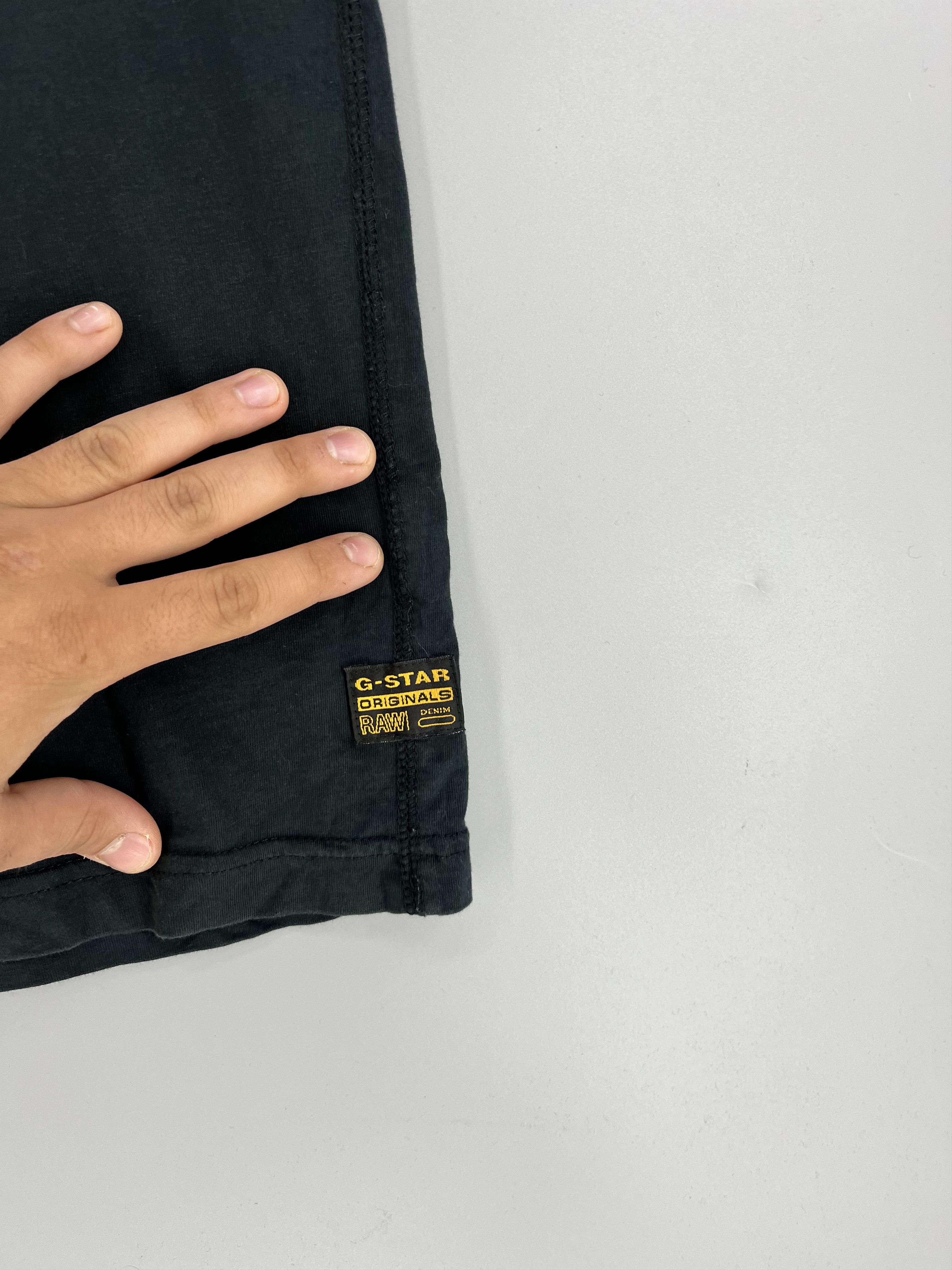 G-Star Vintage G-Star Raw T-Shirt Black Big Centre Logo Size m Size US M / EU 48-50 / 2 - 9 Thumbnail