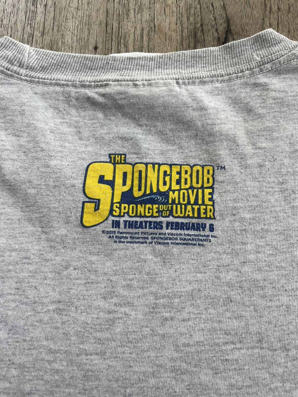 Cartoon Network The SPONGEBOB Movie Sponge out of Water 2015’s Promo Tshirt Size US L / EU 52-54 / 3 - 9 Thumbnail