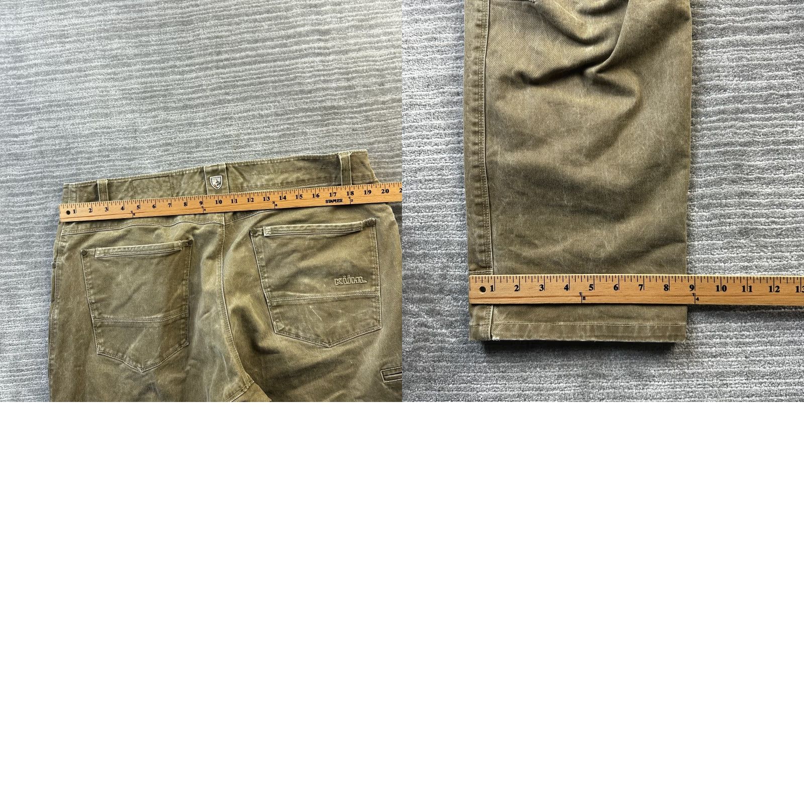 Vintage Kuhl Pants Mens 38x32 Beige Tan Straight Rydr Outdoors Hiking Chino 5-Pocket Regular Size US 38 / EU 54 - 9 Thumbnail