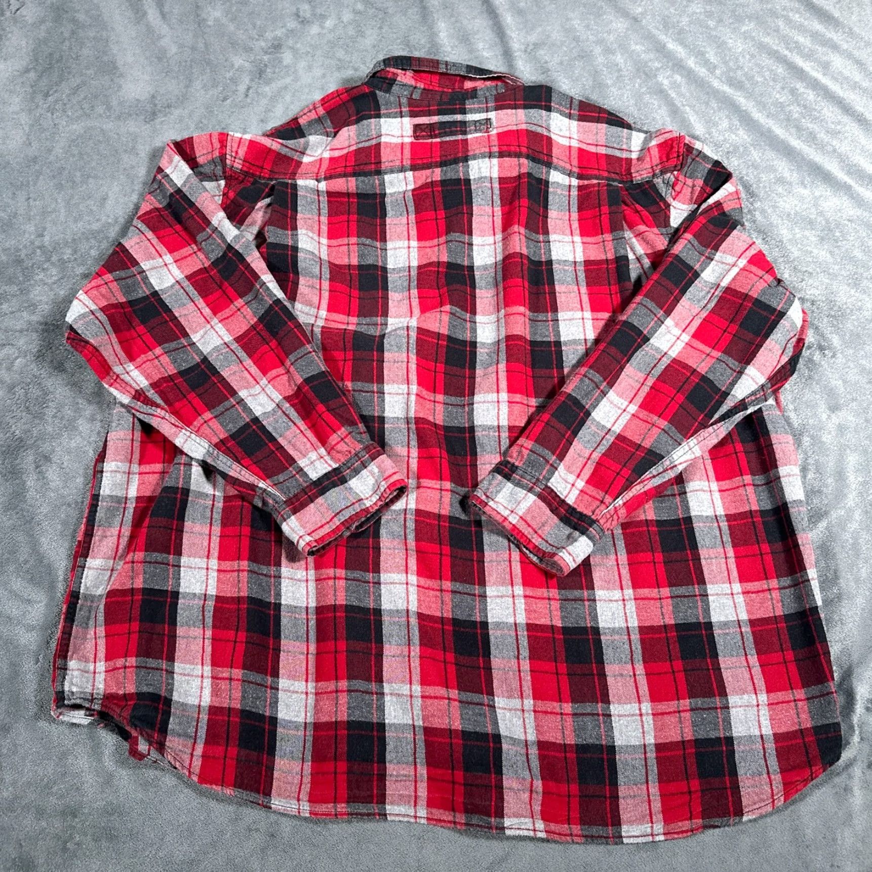 Vintage VINTAGE Duluth Men's Flannel Shirt Long Sleeve Button-Up Casual Outdoor Fall Spring Summer 3XL Red Size US XXL / EU 58 / 5 - 4 Thumbnail