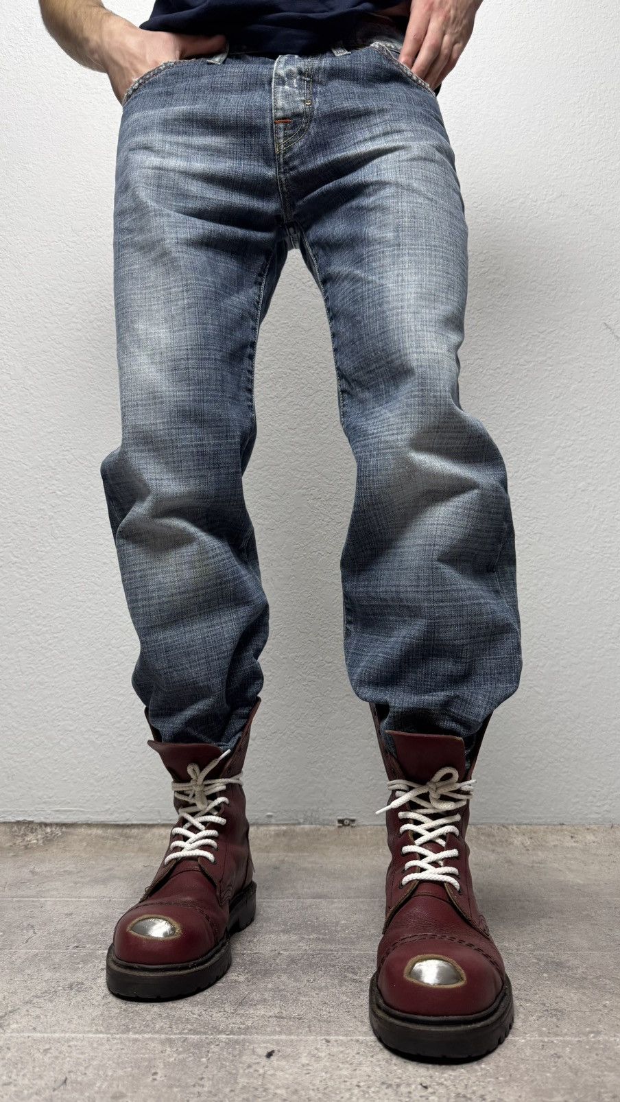 G-Star Vintage G Star Raw Pants Y2K Baggy Cargo Jeans Distressed Size US 30 / EU 46 - 7 Thumbnail