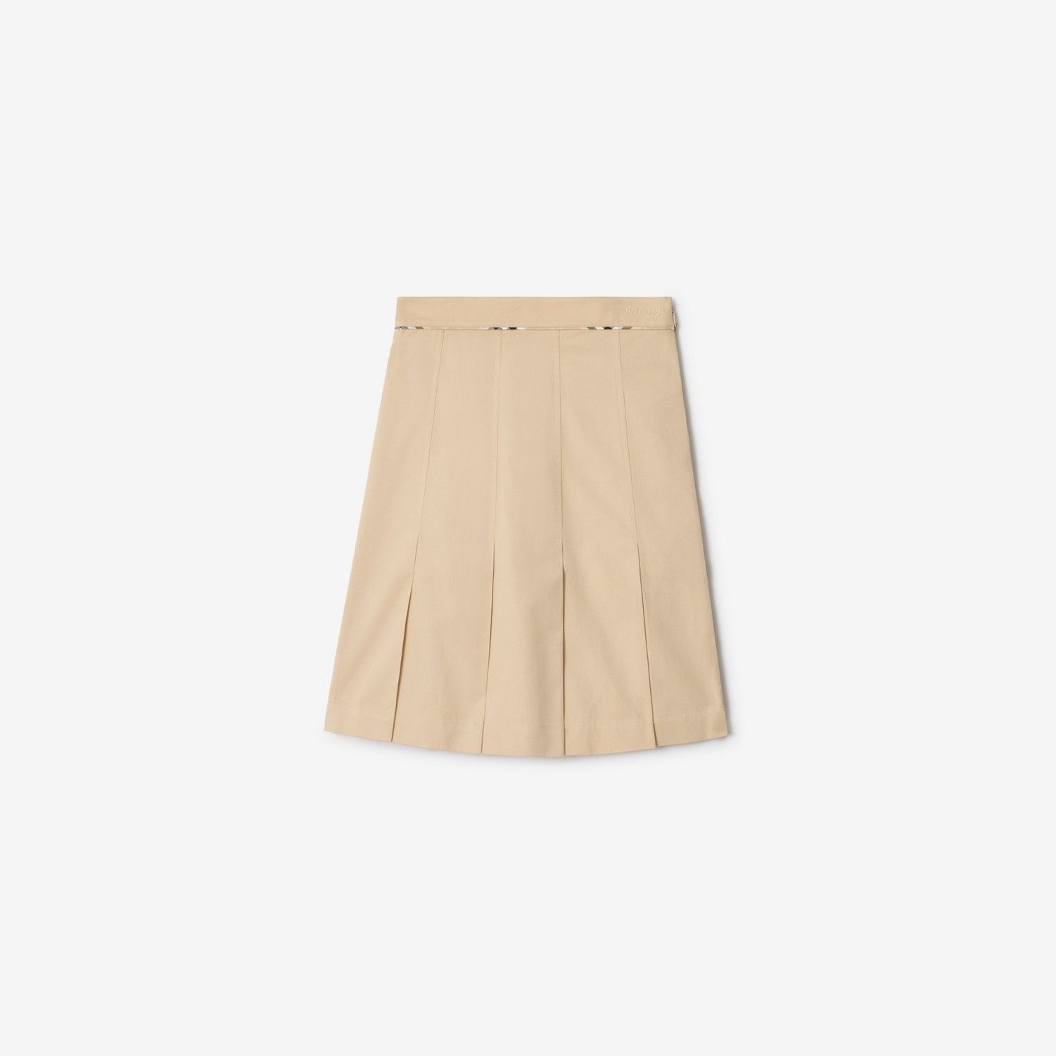 Burberry o1w1db10426 Pleated Skirt in Beige Size 26" / US 2 / IT 38 - 1 Preview
